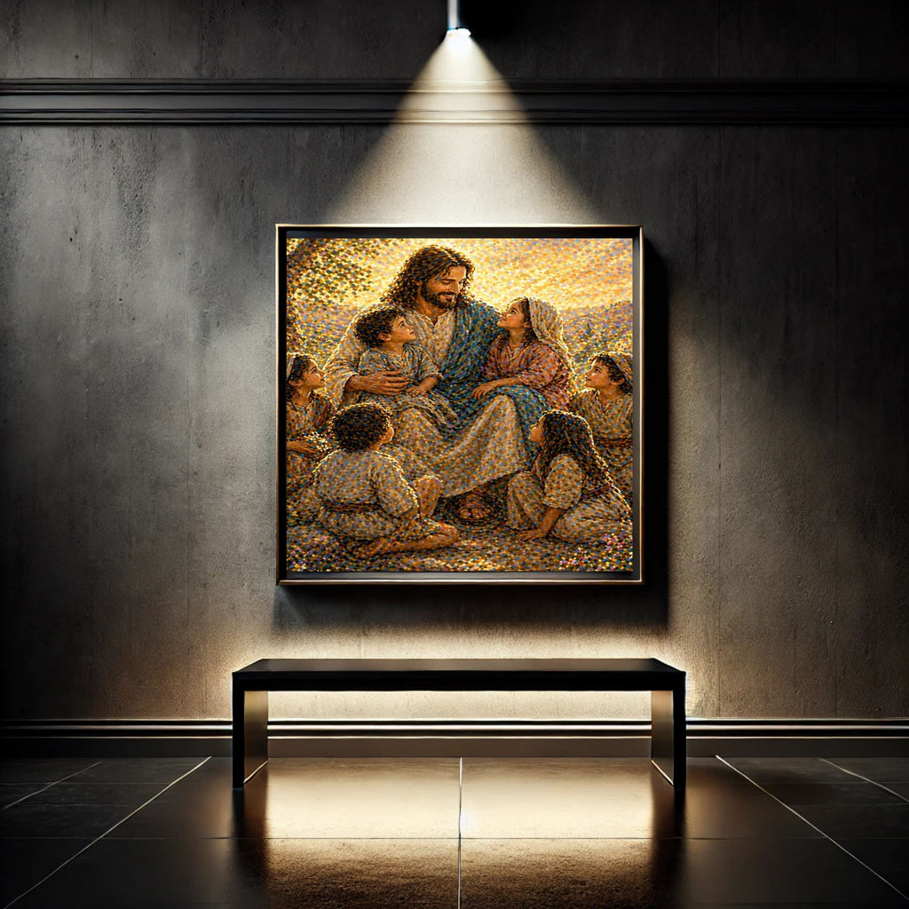 Jesus Wall Art Printable Set, Christian Nursery Decor, Bible Story Prints, Jesus with Children, Good Shepherd, Baptism, Faith Gift|sp18