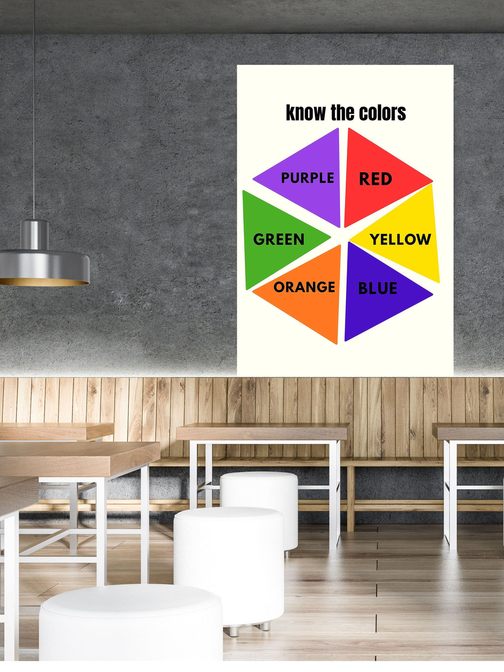 Bundle Color Wall Art 60 no. jpg files| 15 designs in 11+sizes|Color Learning Wall Art for Kids, Preschool Educational Poster, Nursery Printable Decor, Montessori Learning Prints|ke3