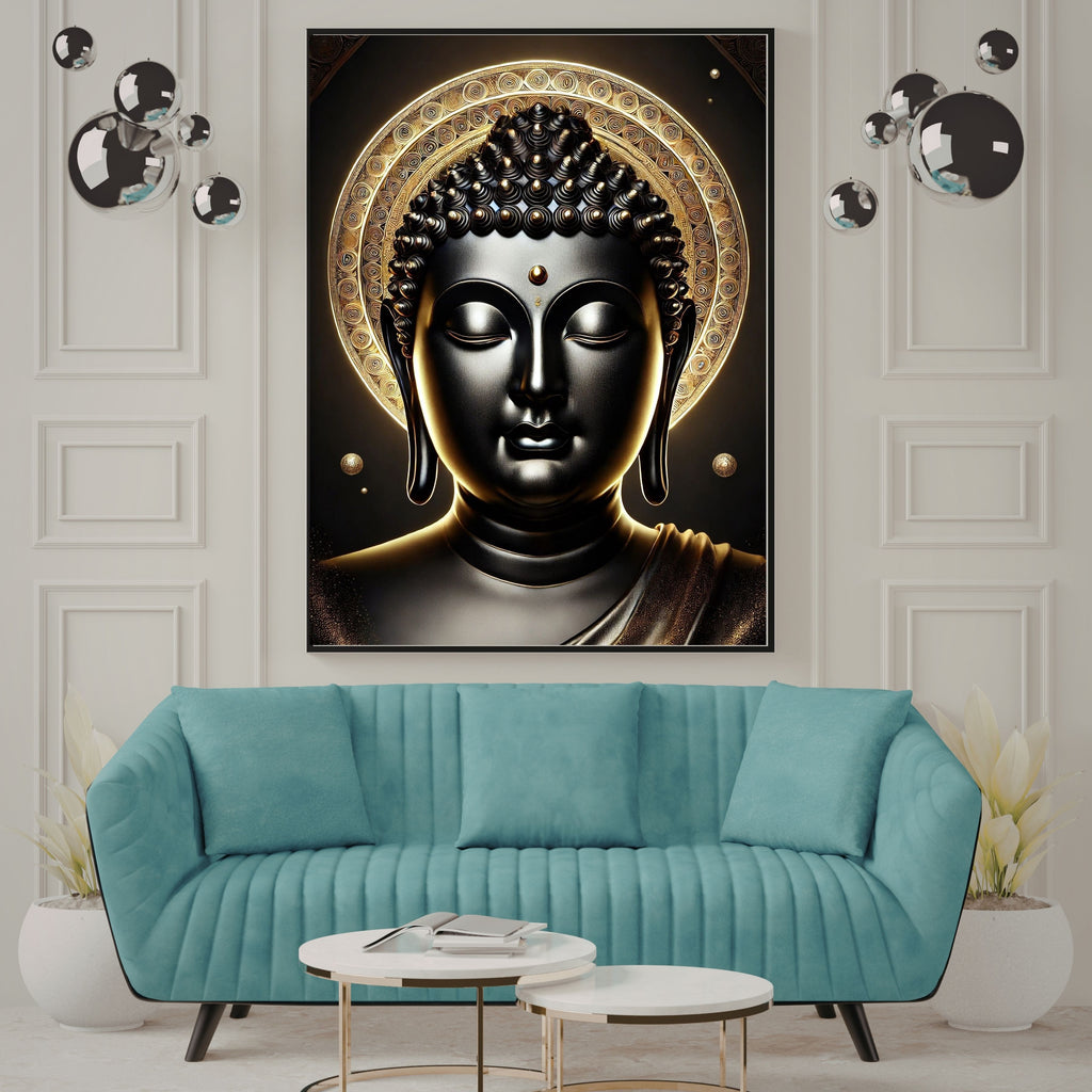Commercial Use Lord Buddha Wall Art Printable | Zen Meditation Decor | Buddhist Wall Hanging | Spiritual Home Decor | Mindfulness Artwork | Instant Download|sp85c