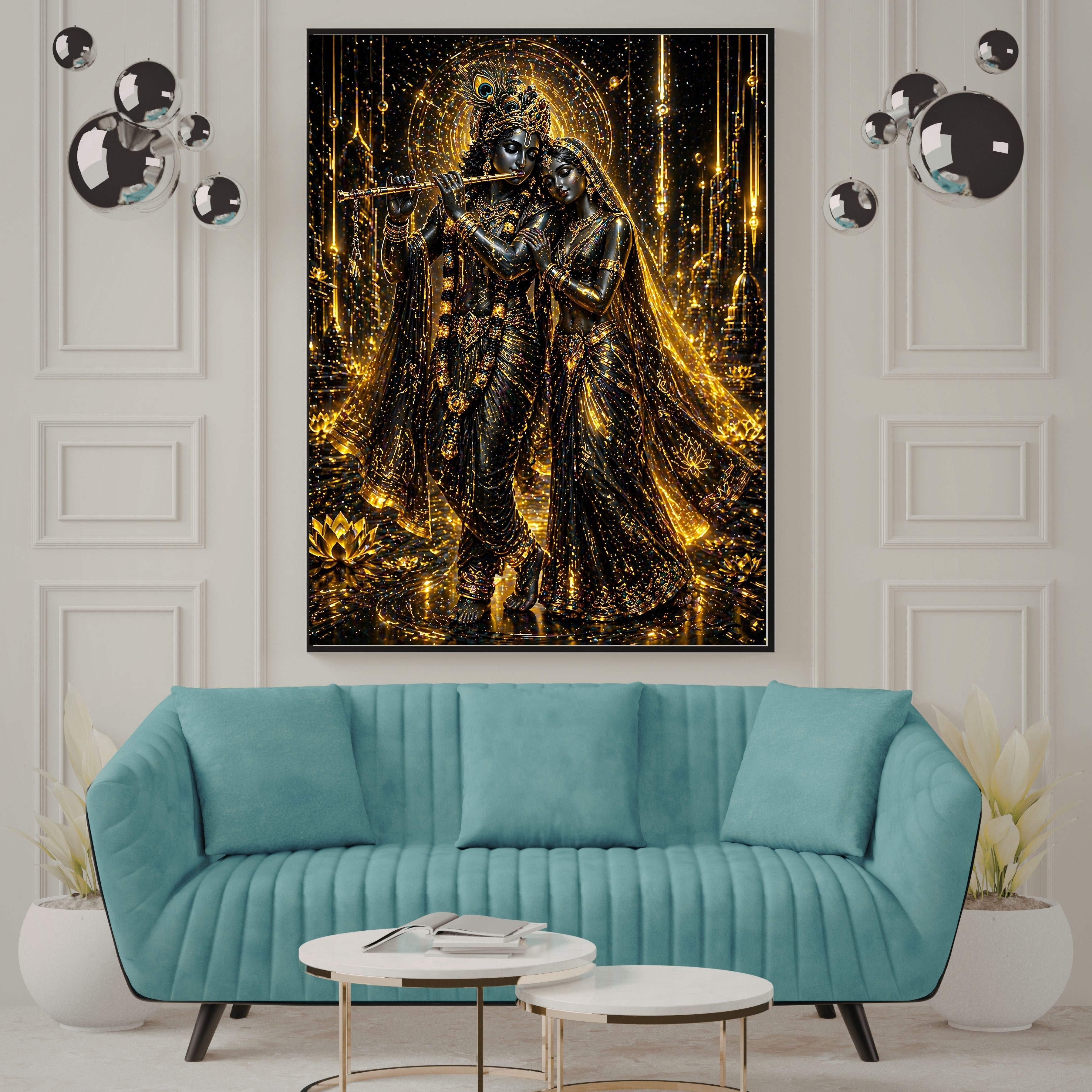 Lord Krishna Wall Art Printable, Krishna Digital Download, Hindu Wall Decor, Spiritual Home Decor, Pooja Room Art, Krishna Poster, Temple Artwork|sp56