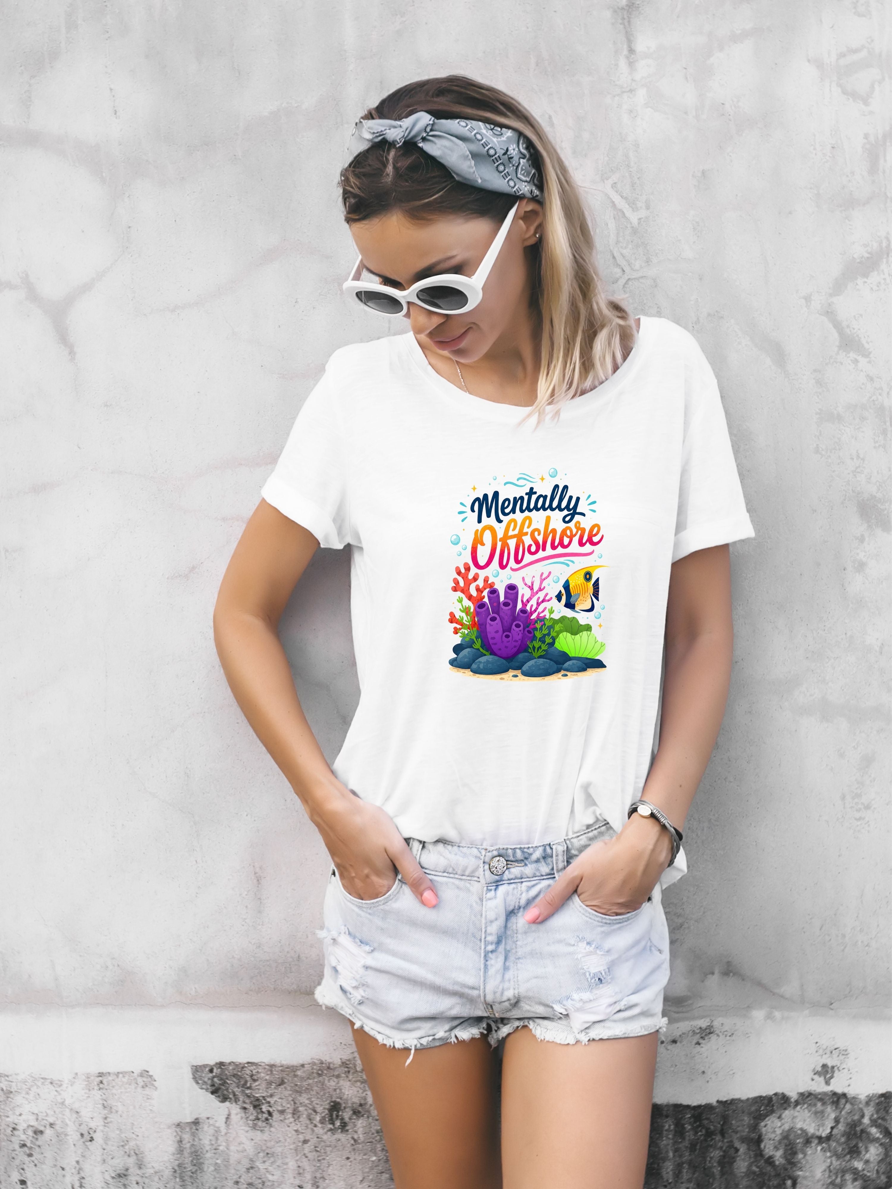Under The Sea PNG, Ocean T-Shirt Design, Sea Life Graphic, Beach Lover Gift, Marine Life PNG, Coastal Aesthetic, Print On Demand Design, Digital Download|gr30-9