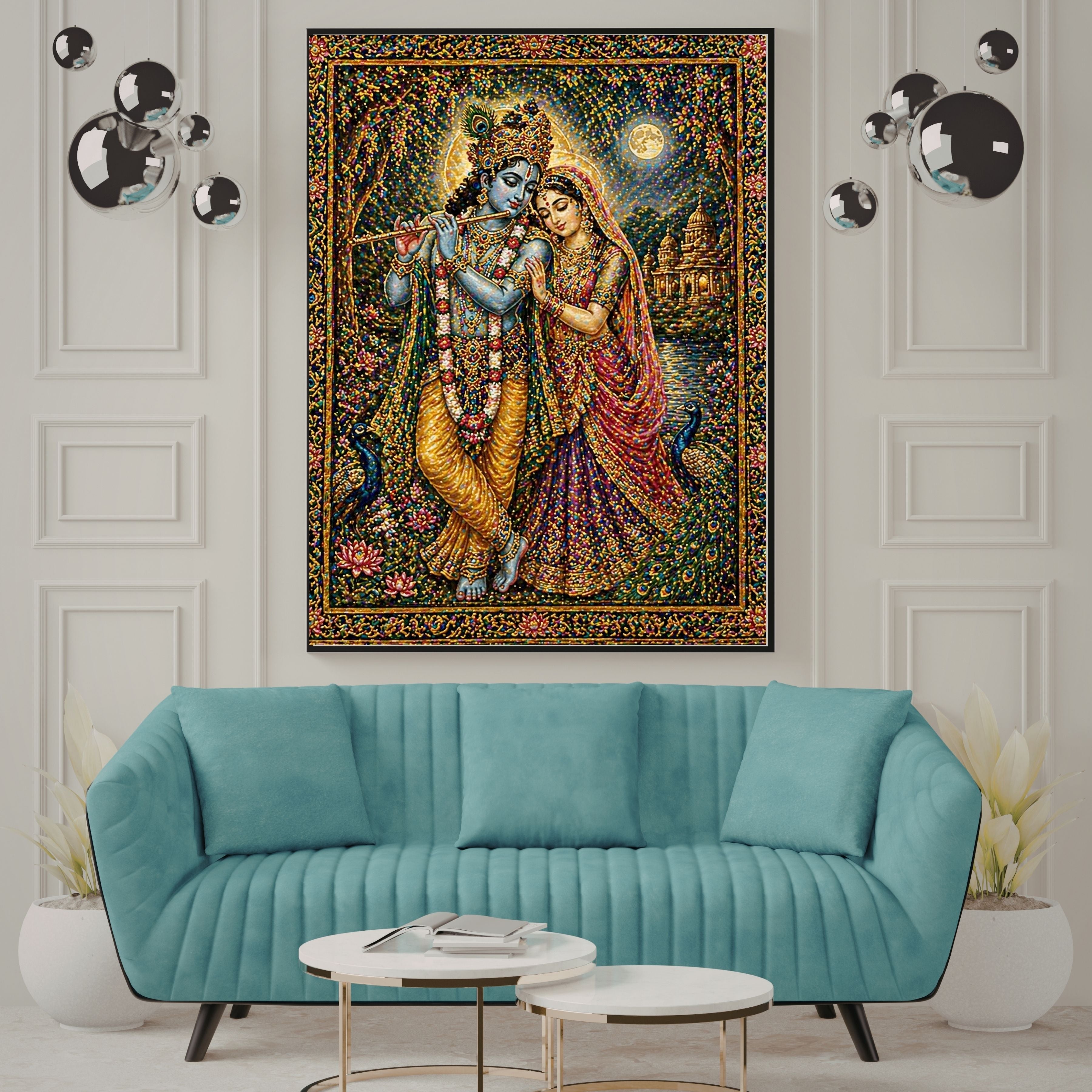 Lord Krishna Wall Art Printable, Krishna Digital Download, Hindu Wall Decor, Spiritual Home Decor, Pooja Room Art, Krishna Poster, Temple Artwork|sp76