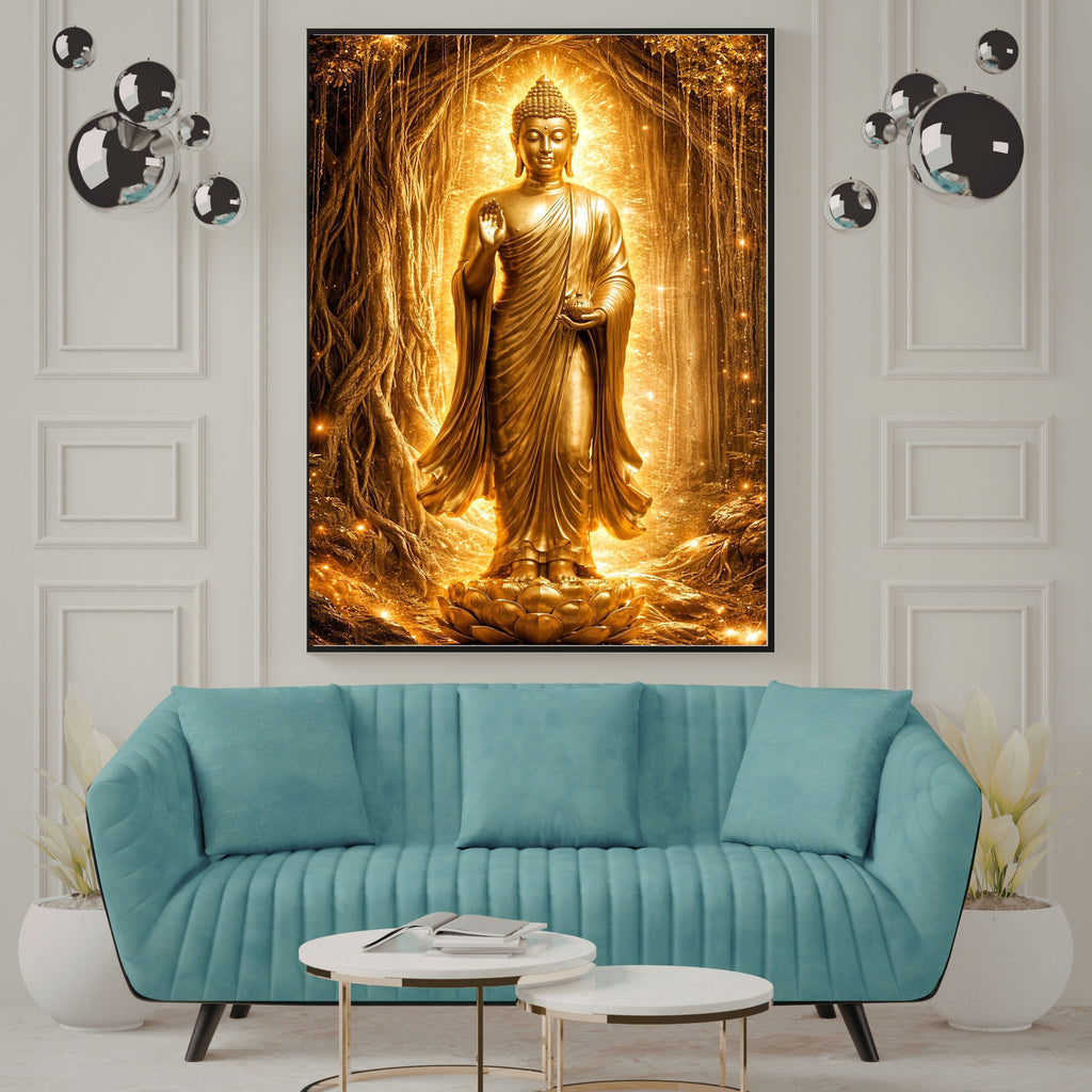 Commercial Use Lord Buddha Wall Art Printable | Zen Meditation Decor | Buddhist Wall Hanging | Spiritual Home Decor | Mindfulness Artwork | Instant Download|sp79c