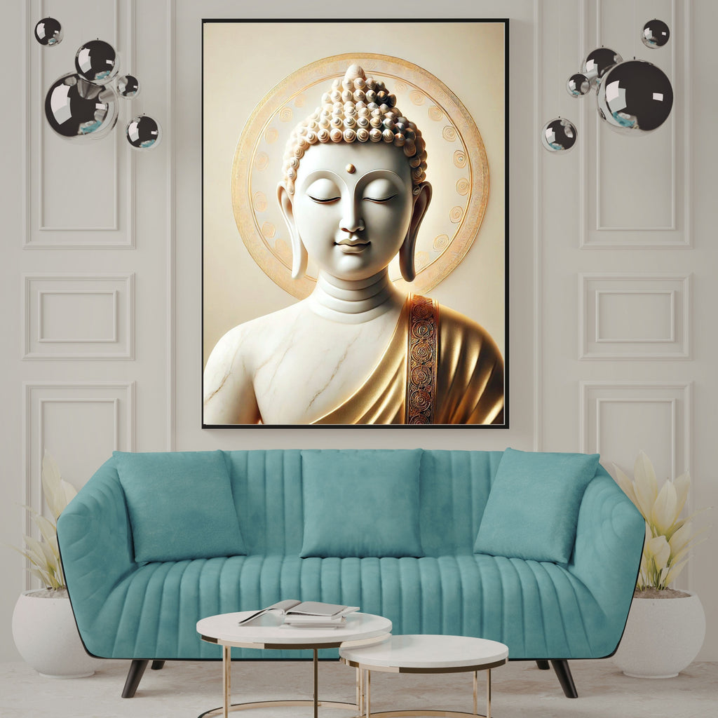 Lord Buddha Printable Wall Art, Zen Buddha Poster, Meditation Room Decor, Buddhist Wall Hanging, Spiritual Digital Download, Peaceful Home Decor|sp90