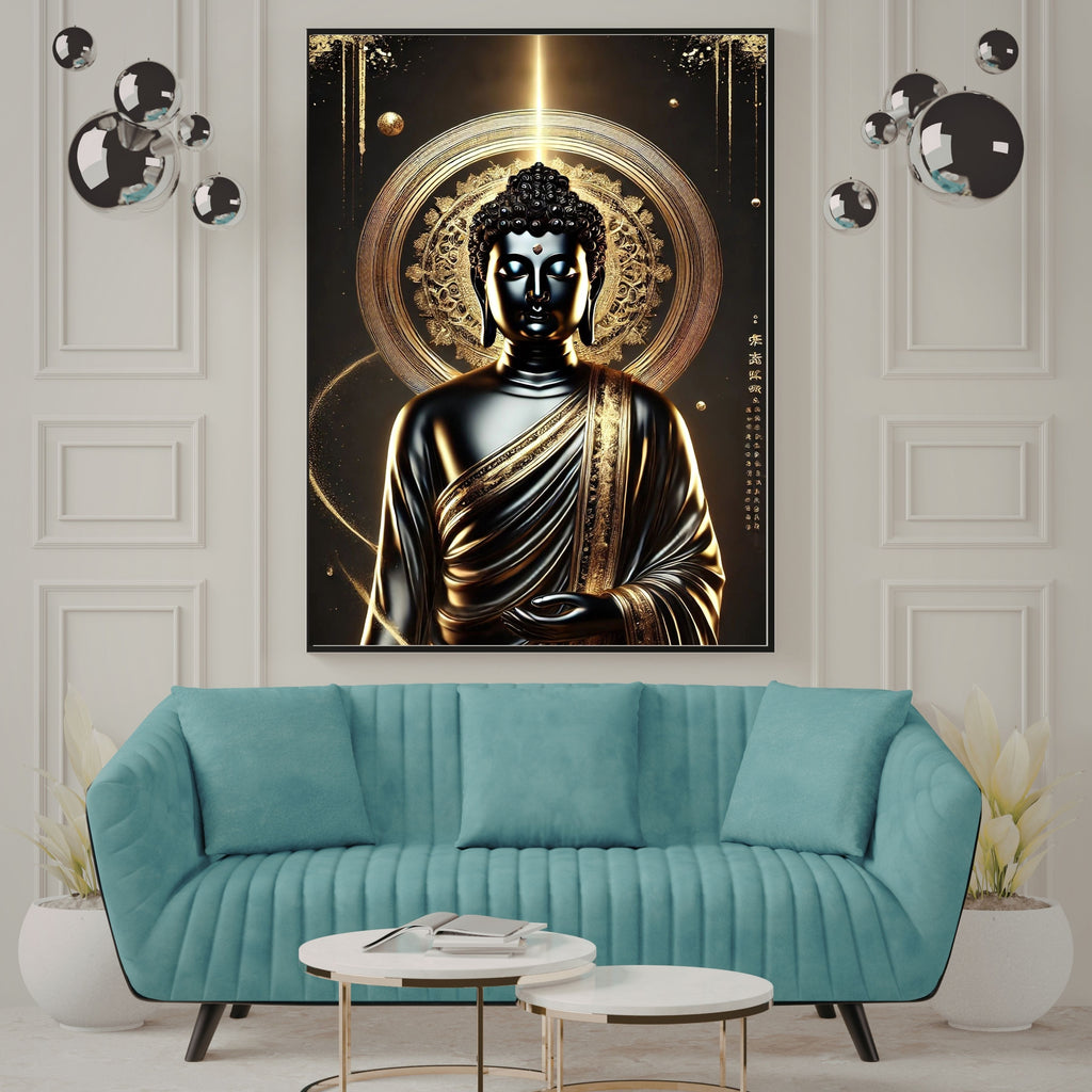Commercial Use Lord Buddha Wall Art Printable | Zen Meditation Decor | Buddhist Wall Hanging | Spiritual Home Decor | Mindfulness Artwork | Instant Download|sp84c