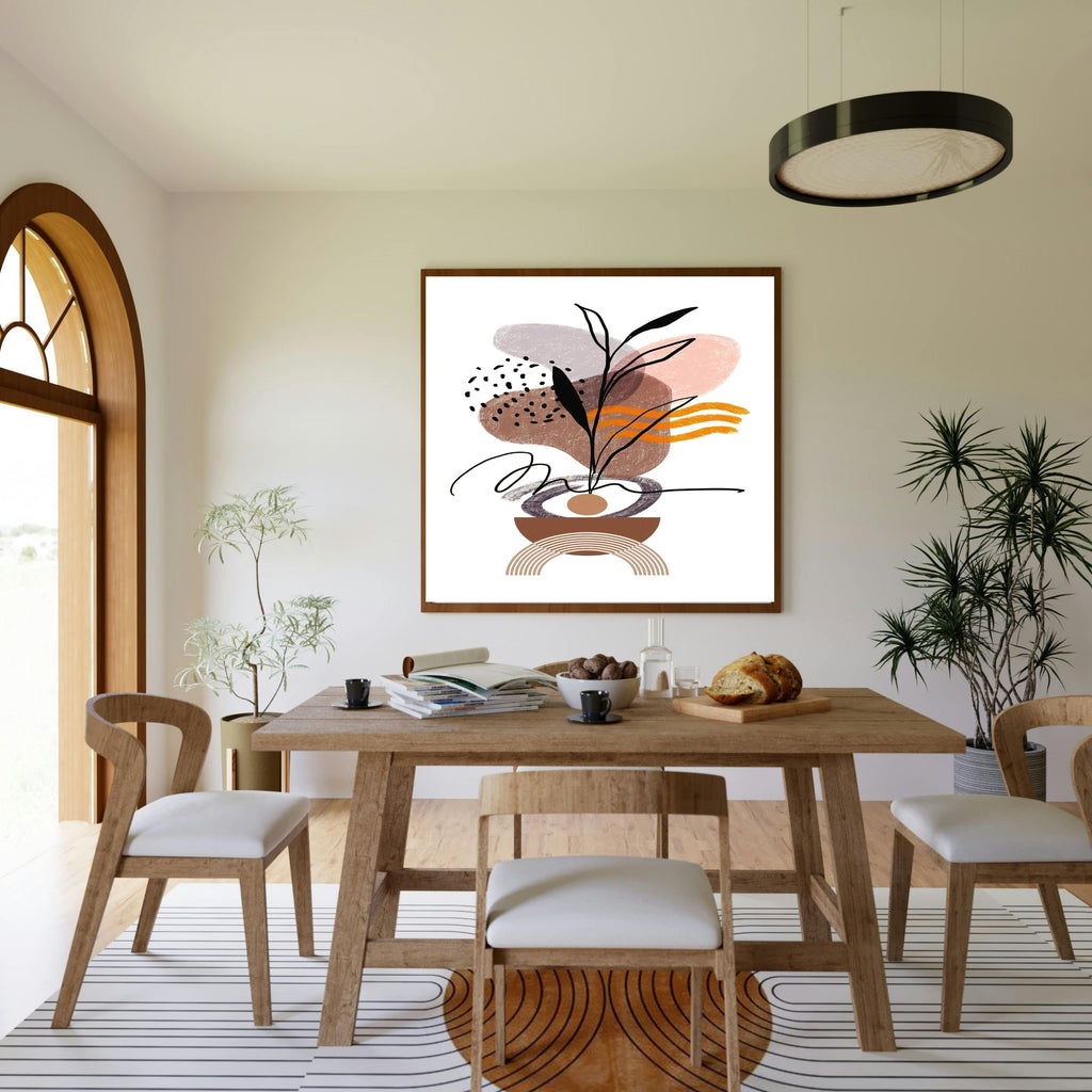 Commercial use Modern boho Wall Art Printable, Minimalist Wall Decor, Abstract modern Art Print, Neutral Aesthetic Wall Hanging, Living Room Bedroom Decor, Gallery Wall Art, Instant Download|m46c
