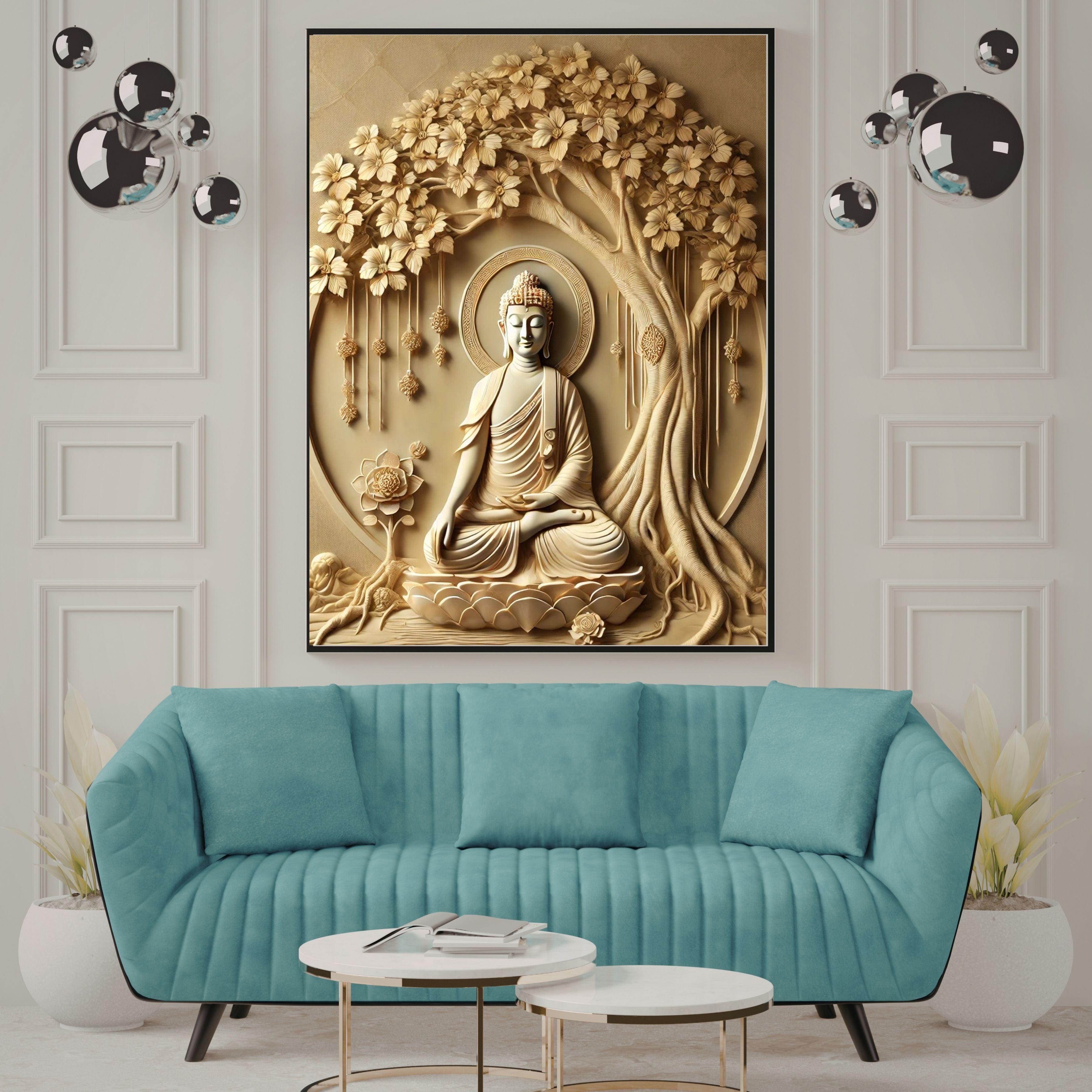 Commercial Use Lord Buddha Wall Art Printable | Zen Meditation Decor | Buddhist Wall Hanging | Spiritual Home Decor | Mindfulness Artwork | Instant Download|sp78c