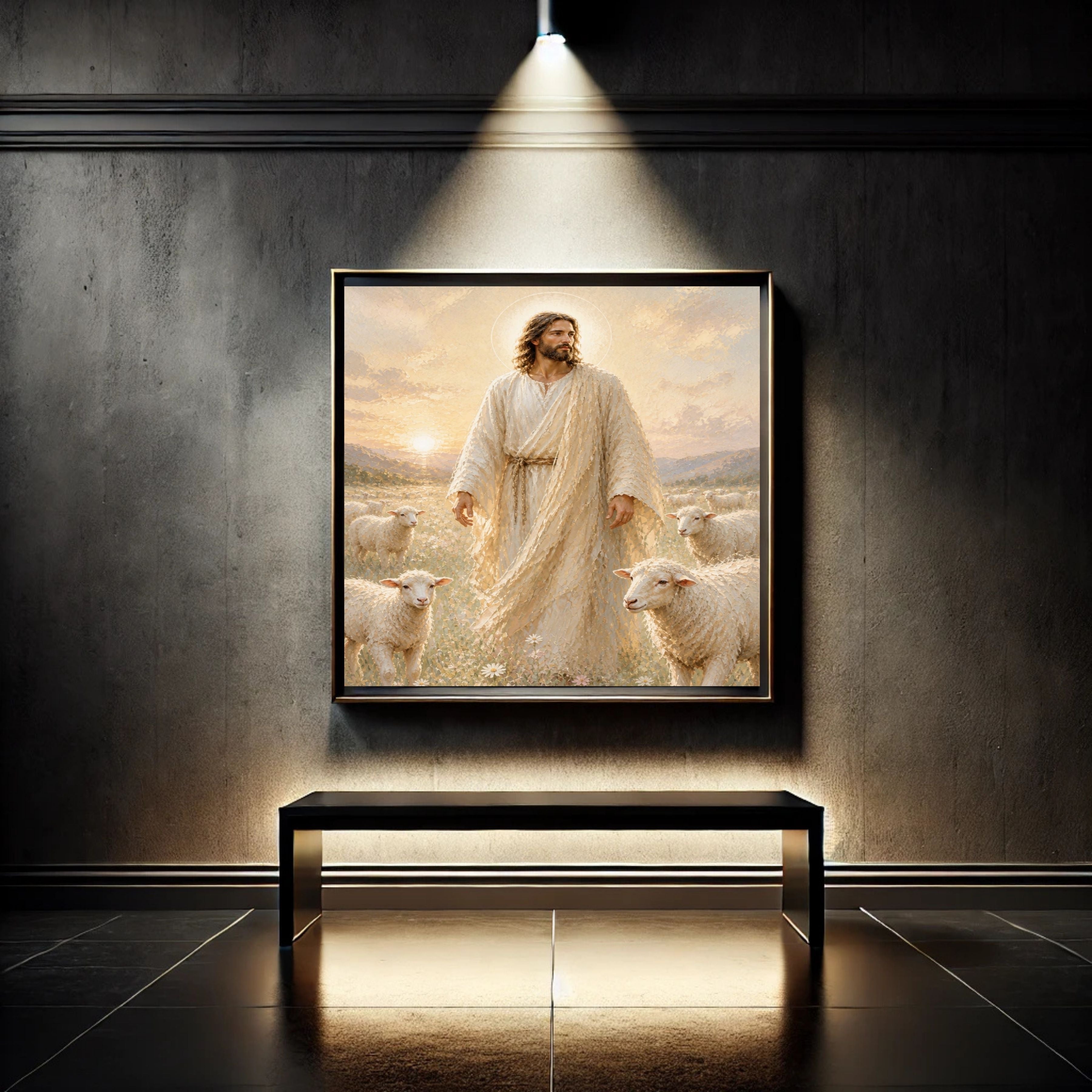 Jesus Wall Art Printable Set, Christian Nursery Decor, Bible Story Prints, Jesus with Children, Good Shepherd, Baptism, Faith Gift|sp45