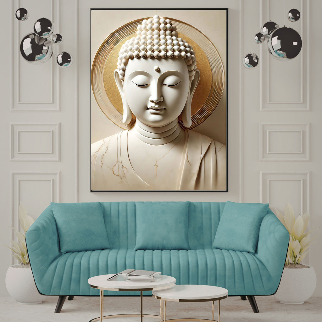 Lord Buddha Printable Wall Art, Zen Buddha Poster, Meditation Room Decor, Buddhist Wall Hanging, Spiritual Digital Download, Peaceful Home Decor|sp87