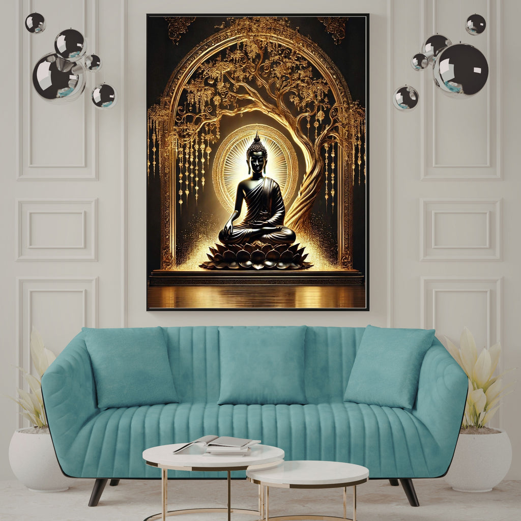 Commercial Use Lord Buddha Wall Art Printable | Zen Meditation Decor | Buddhist Wall Hanging | Spiritual Home Decor | Mindfulness Artwork | Instant Download|sp80c