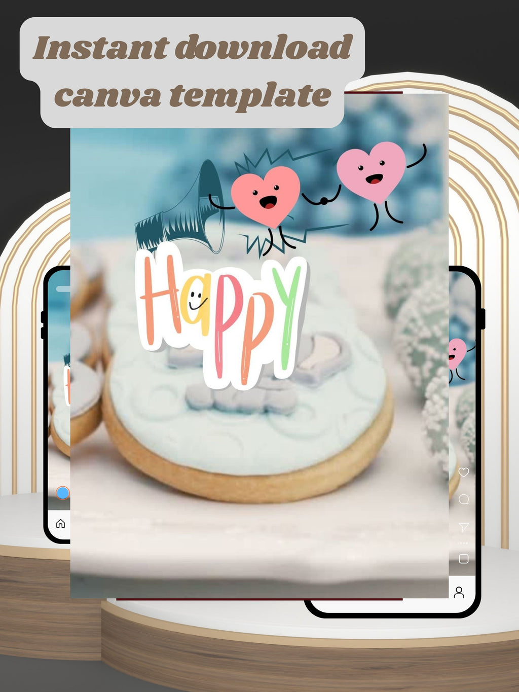 BABY ANOUNCEMENT Editable Video | Canva Pro Template | Baby Boy & Baby Girl Reveal | Photo, Music | ki26