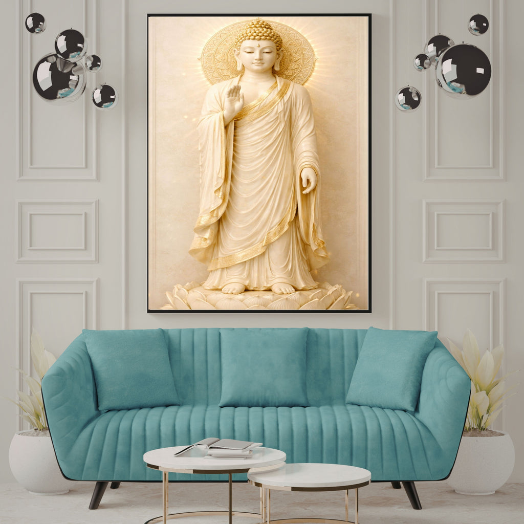 Commercial Use Lord Buddha Wall Art Printable | Zen Meditation Decor | Buddhist Wall Hanging | Spiritual Home Decor | Mindfulness Artwork | Instant Download|sp89c