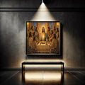 Last Supper Wall Art Printable | Jesus and 12 Disciples Mosaic Print | Christian Dining Room Decor Communion Eucharist Faith Gift