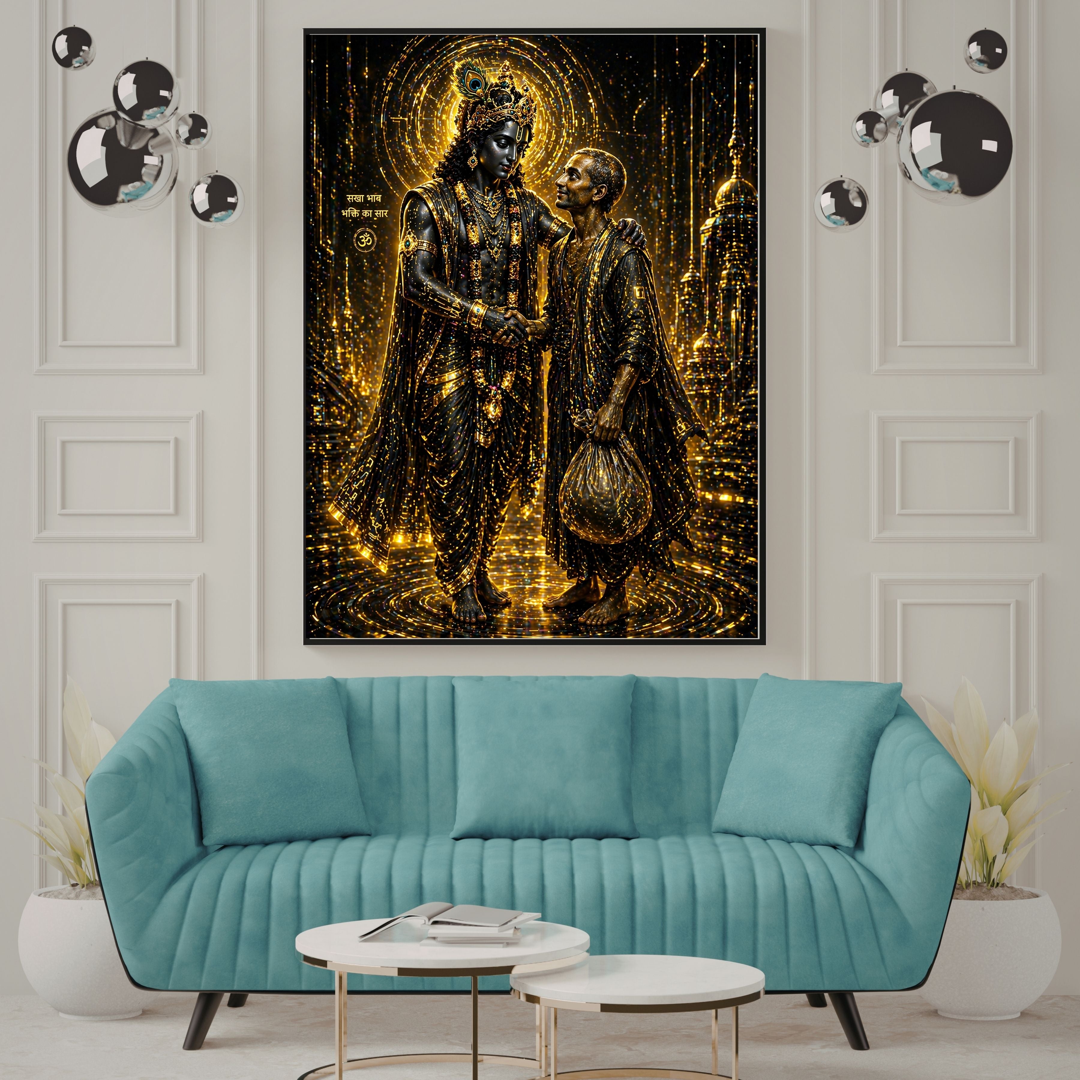 Commercial Use Lord Krishna Wall Art Bundle | Hindu Printable Decor | Commercial Use License Included | Spiritual Home Decor | Pooja Room Prints | Digital Download|sp57c