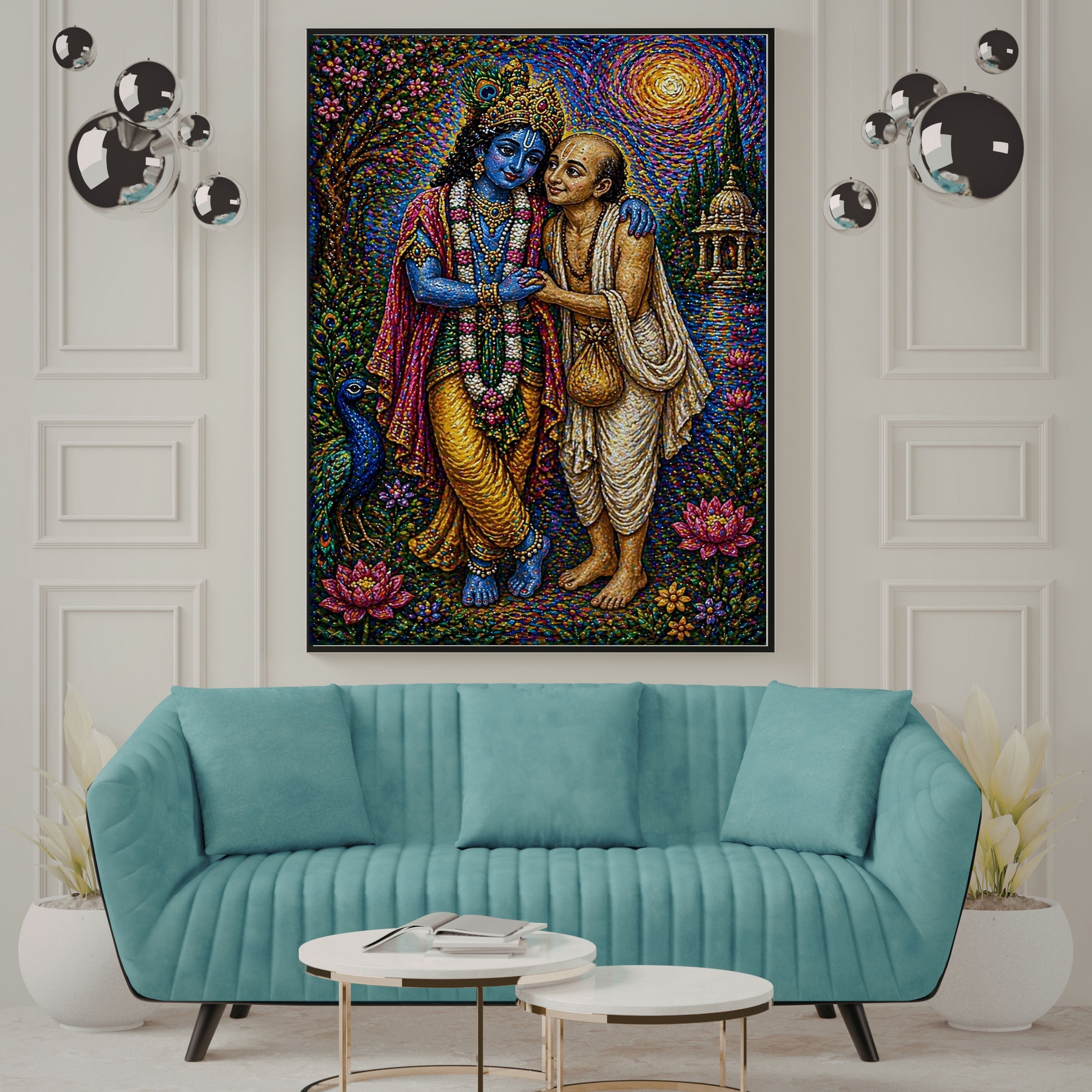 Lord Krishna Wall Art Printable, Krishna Digital Download, Hindu Wall Decor, Spiritual Home Decor, Pooja Room Art, Krishna Poster, Temple Artwork|sp53