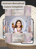 Colorful Animal Birthday Invitation Video | Canva Template | Commercial License | Sell Vibrant Kids Invites