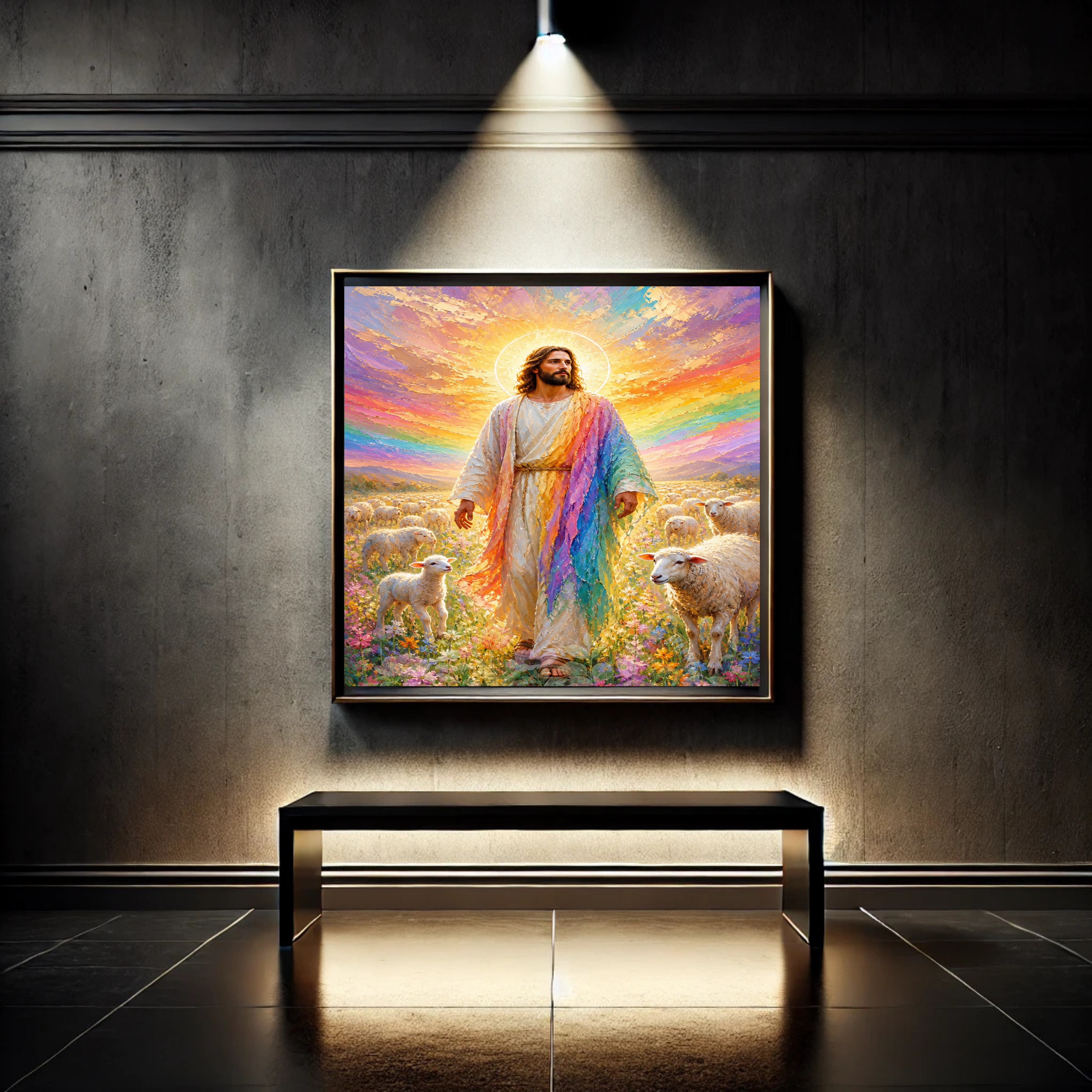 Commercial Use Jesus Wall Art Printable Set, Christian Nursery Decor Bundle, Bible Story Illustrations, Resell License Included|sp46c