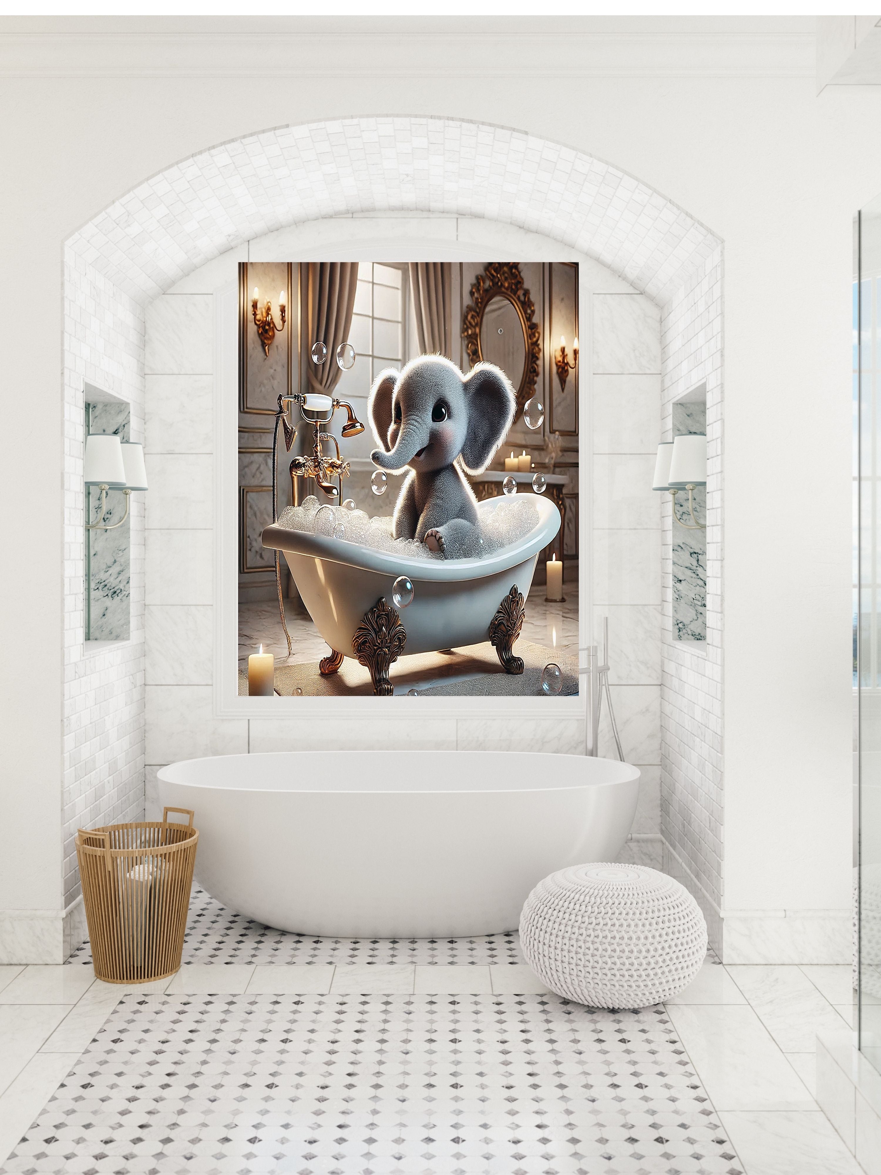 Bathroom Wall Art Printable Bundle | 11+ Sizes Included | Bathroom Wall Hanging Decor | Modern Bathroom Posters  | Instant Download|kwd43