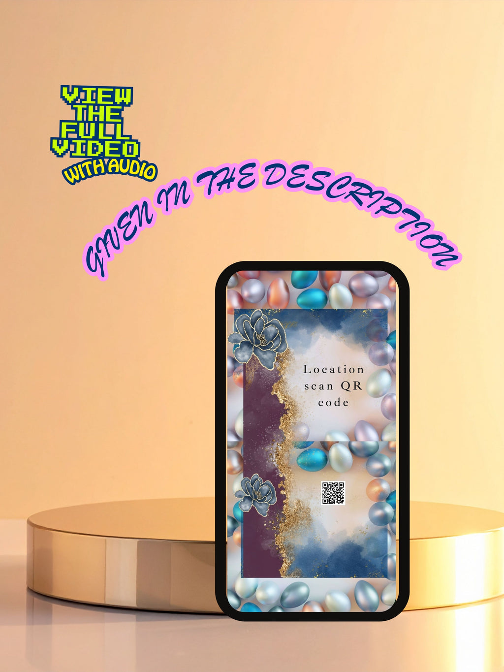 NATURE THEME Editable Birthday Video Invitation | Canva Pro Template | Woodland Kids Party Invite | Photo, Music, QR Code | Instant Download|ki7