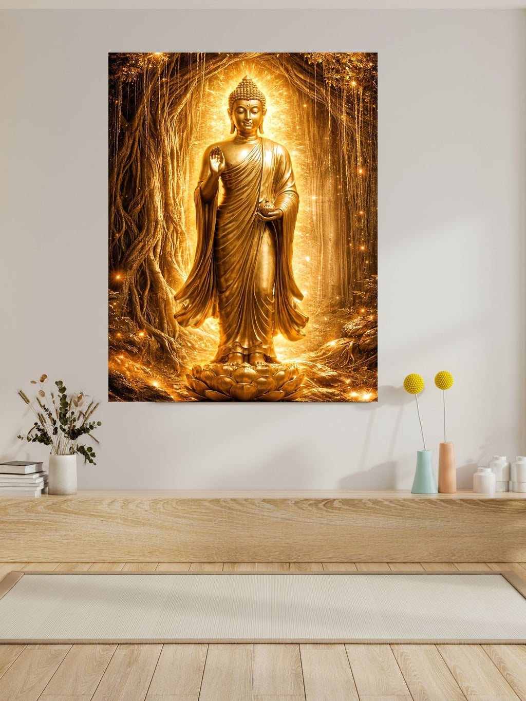Commercial Use Lord Buddha Wall Art Printable | Zen Meditation Decor | Buddhist Wall Hanging | Spiritual Home Decor | Mindfulness Artwork | Instant Download|sp79c