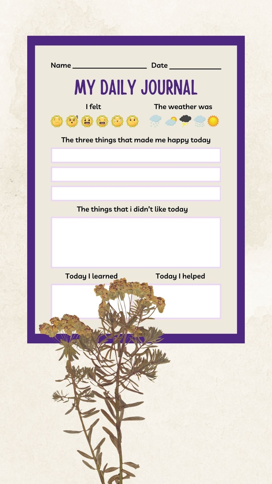 Kids Daily Planner & Tracker | Printable Kids Routine Planner | Daily Schedule, Meal & Activity Tracker | Kids Habit Planner (Copy)