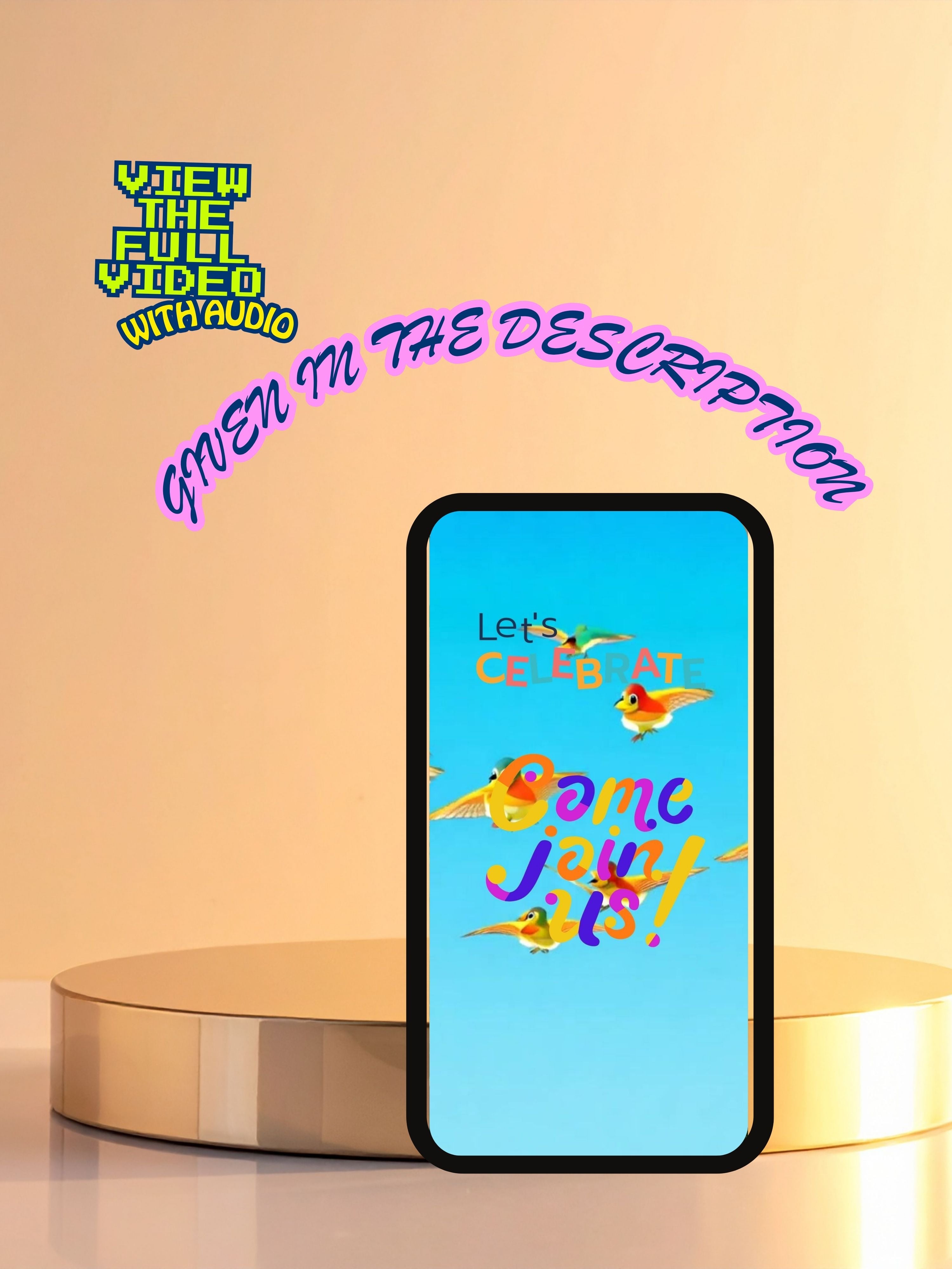 ANIMAL THEME Birthday Invitation Video | Editable Canva pro Template | Kids Party Invite | ki24
