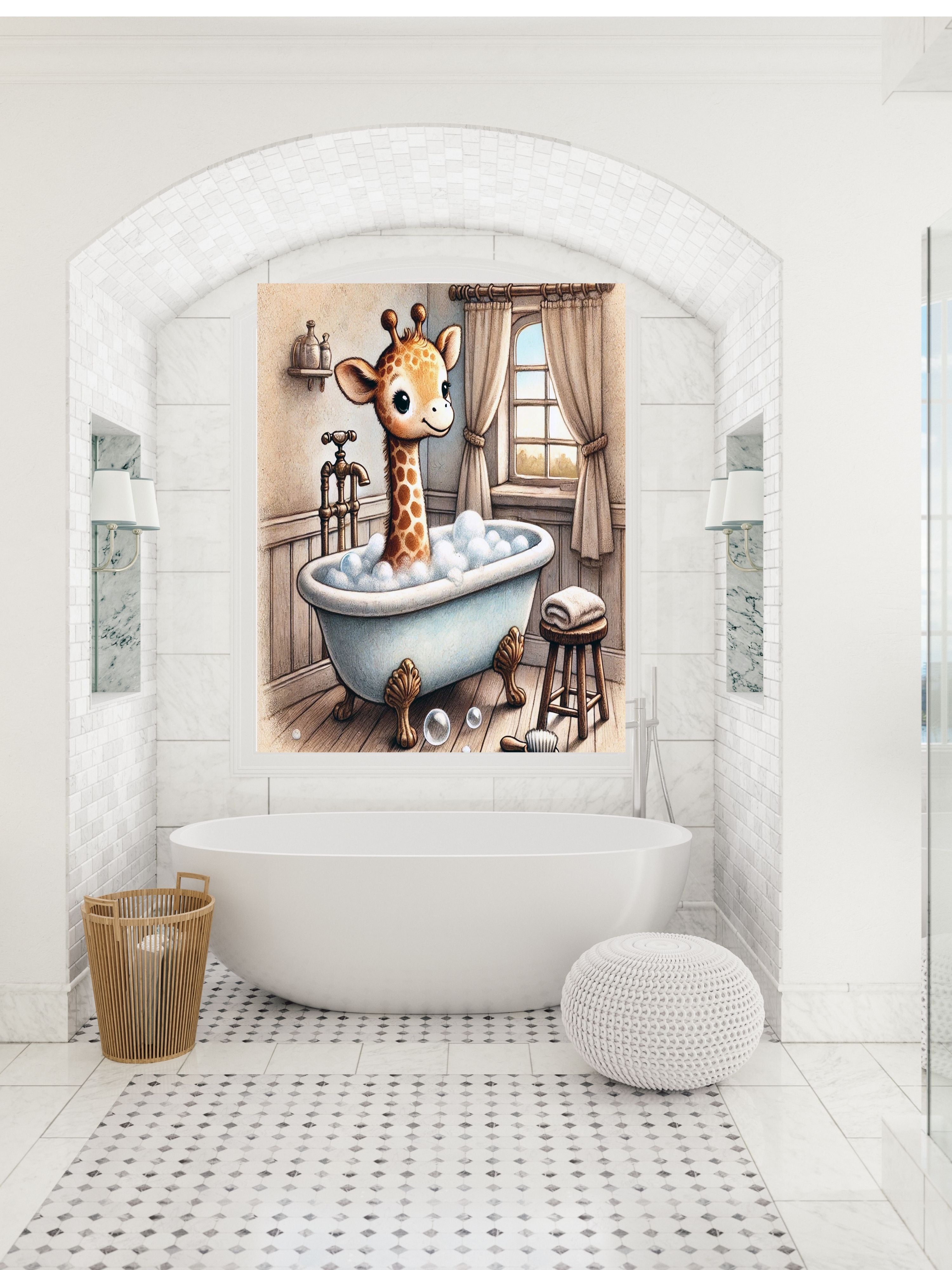 Bathroom Wall Art Printable Bundle | 11+ Sizes Included | Bathroom Wall Hanging Decor | Modern Bathroom Posters  | Instant Download|kwd53