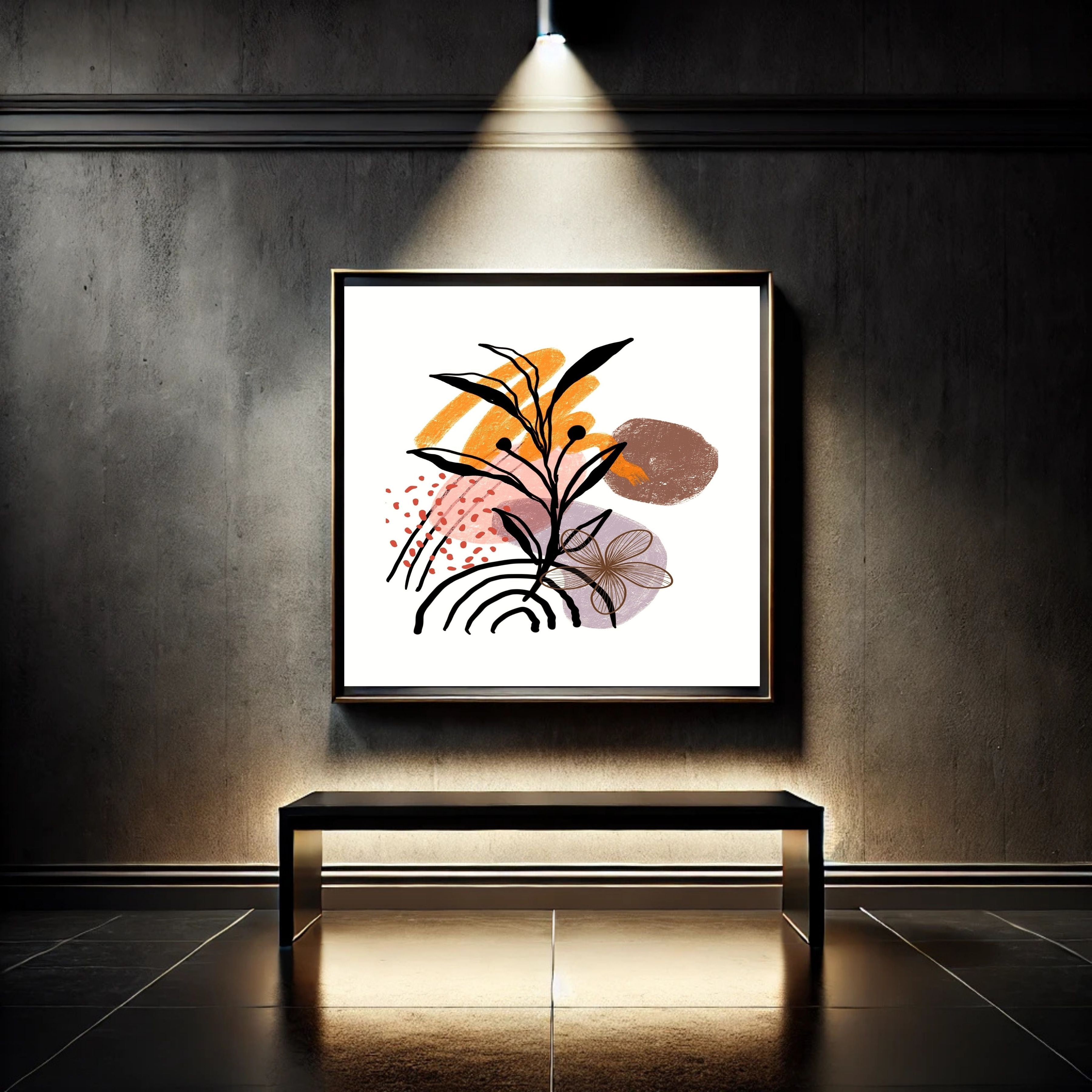 Commercial use Modern Wall Art Printable, Minimalist Wall Decor, Abstract modern Art Print, Neutral Aesthetic Wall Hanging, Living Room Bedroom Decor, Gallery Wall Art, Instant Download|m44c