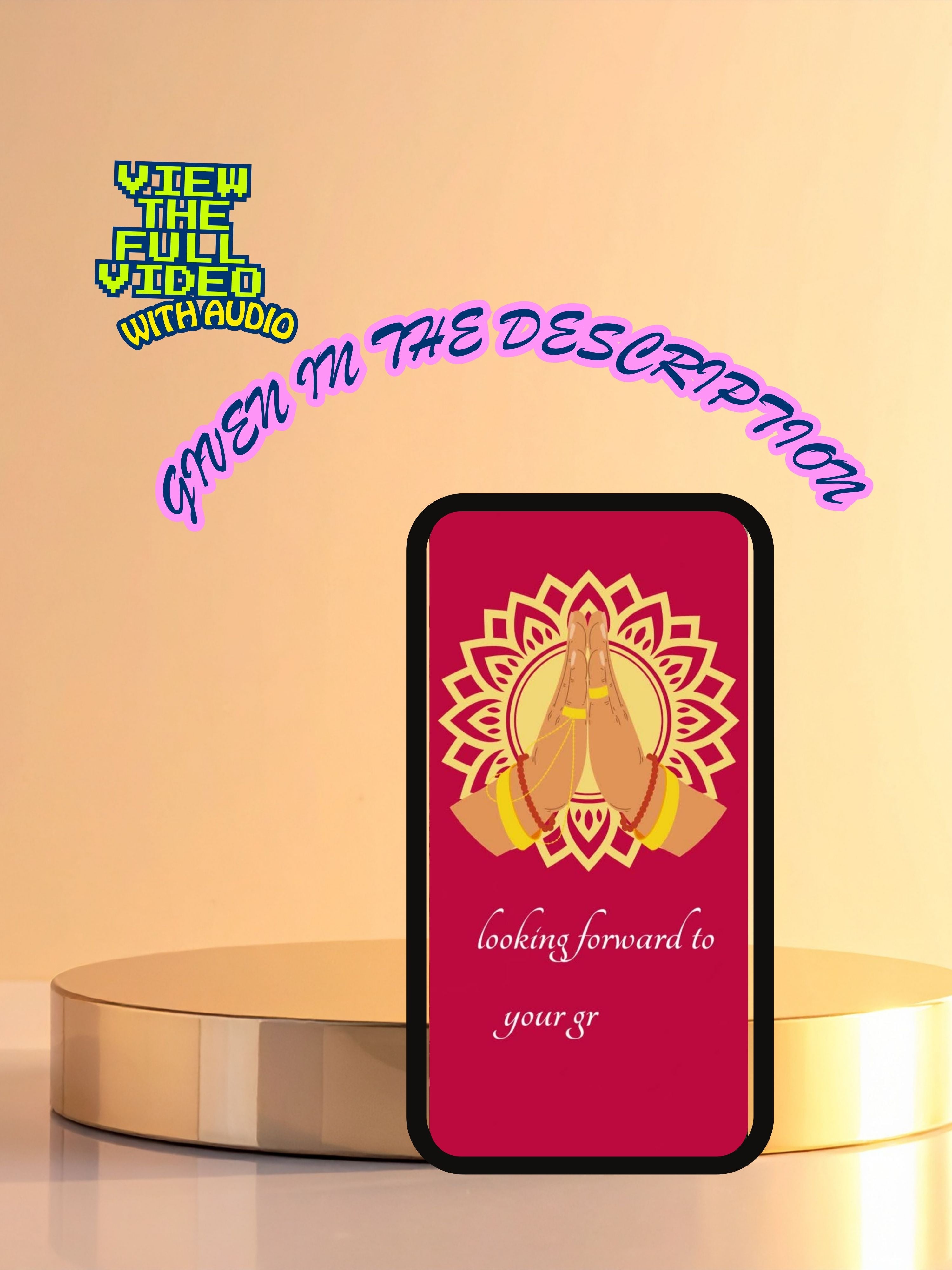 WI0005C-Commercial Use HINDU WEDDING Invitation Video Template | Editable Indian Wedding Invite | Canva pro Digital Wedding Invitation | Luxury Save the Date | Wedding Video