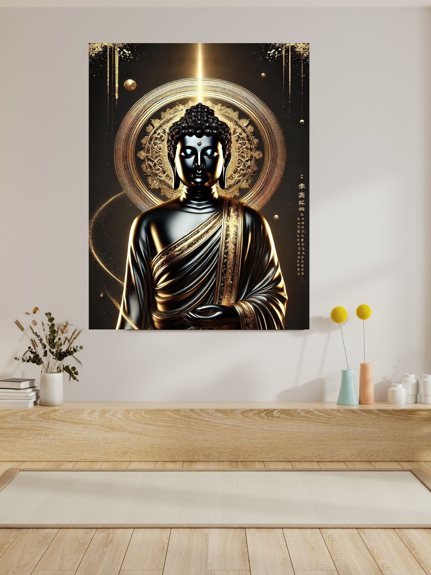 Commercial Use Lord Buddha Wall Art Printable | Zen Meditation Decor | Buddhist Wall Hanging | Spiritual Home Decor | Mindfulness Artwork | Instant Download|sp84c