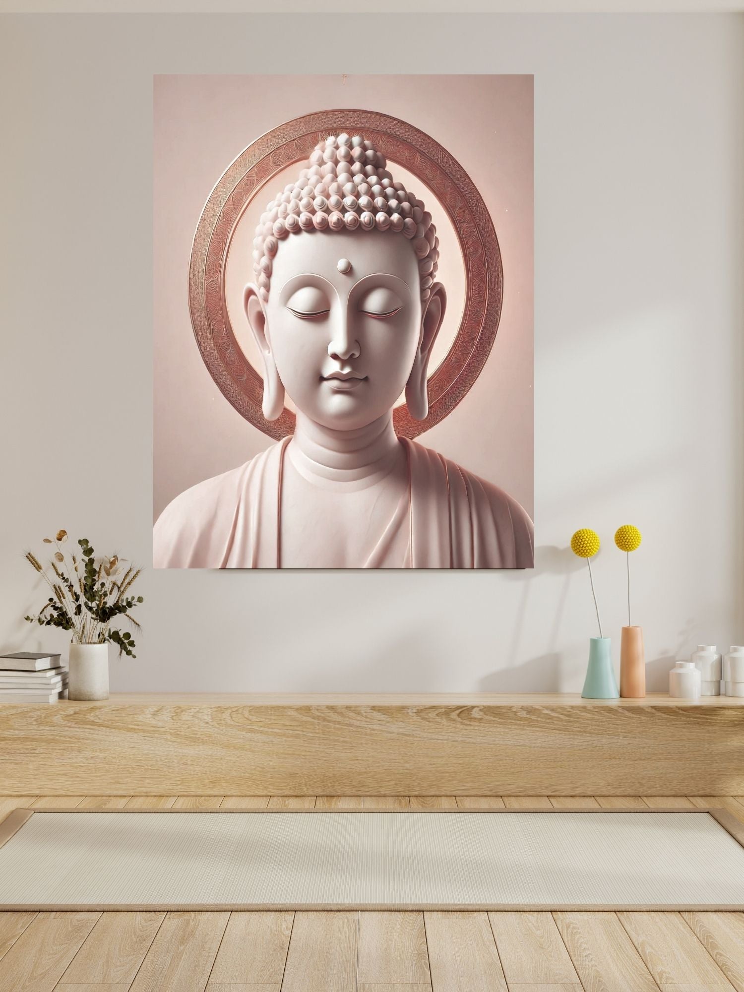 Lord Buddha Printable Wall Art, Zen Buddha Poster, Meditation Room Decor, Buddhist Wall Hanging, Spiritual Digital Download, Peaceful Home Decor|sp91