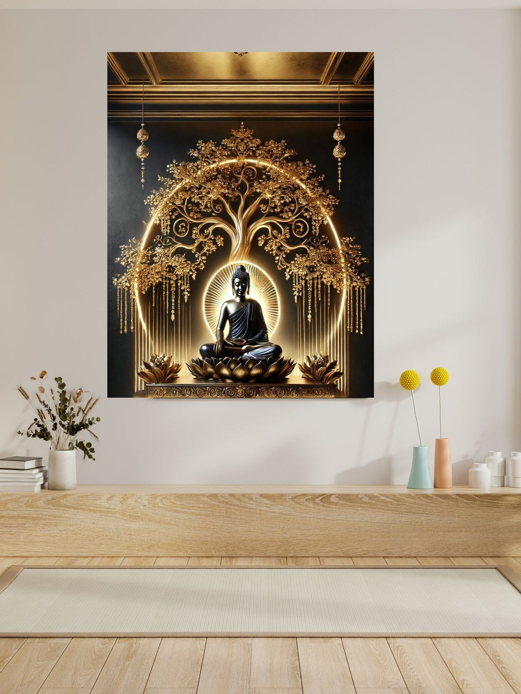 Lord Buddha Printable Wall Art, Zen Buddha Poster, Meditation Room Decor, Buddhist Wall Hanging, Spiritual Digital Download, Peaceful Home Decor|sp81