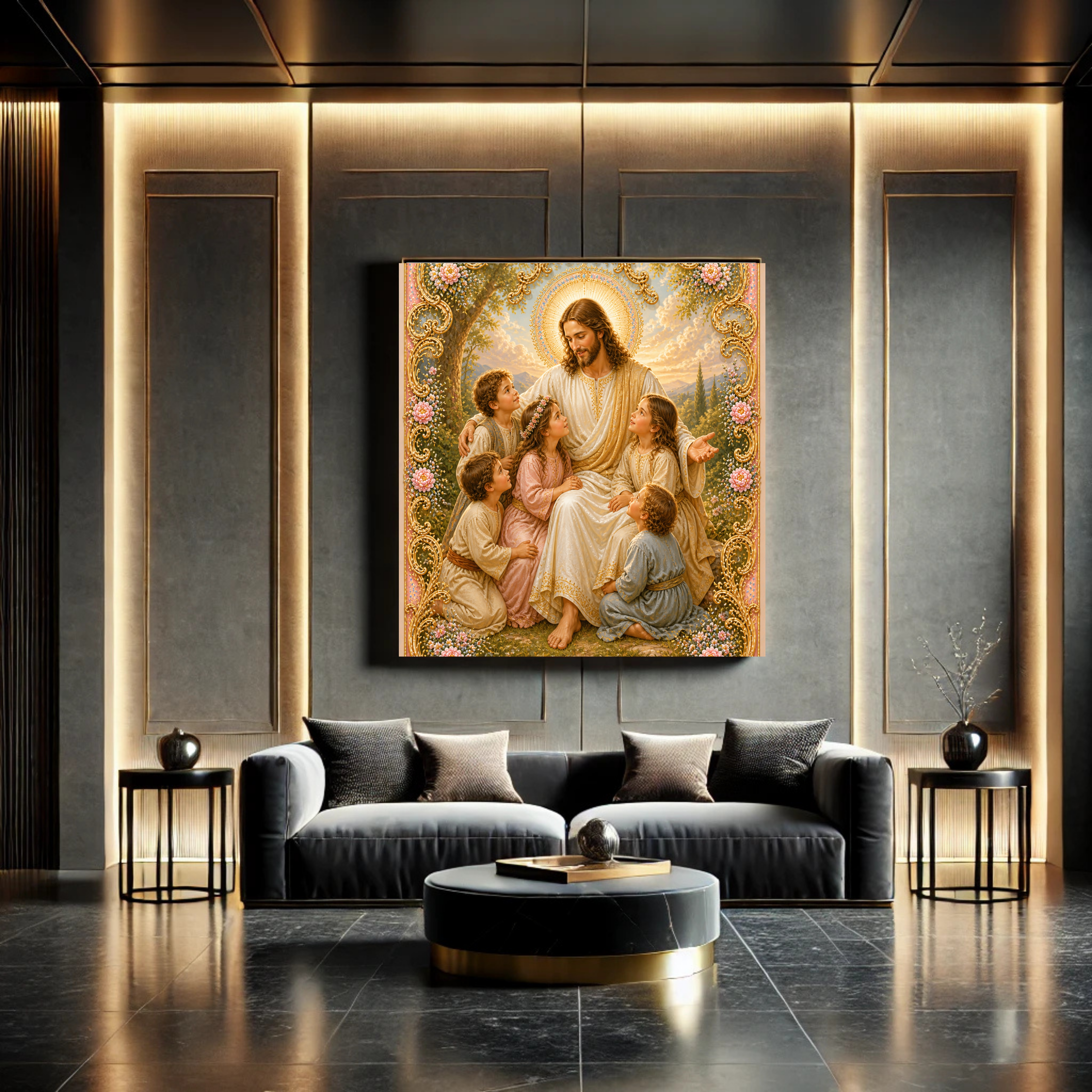 Commercial Use Jesus Wall Art Printable Set, Christian Nursery Decor Bundle, Bible Story Illustrations, Resell License Included|sp41c