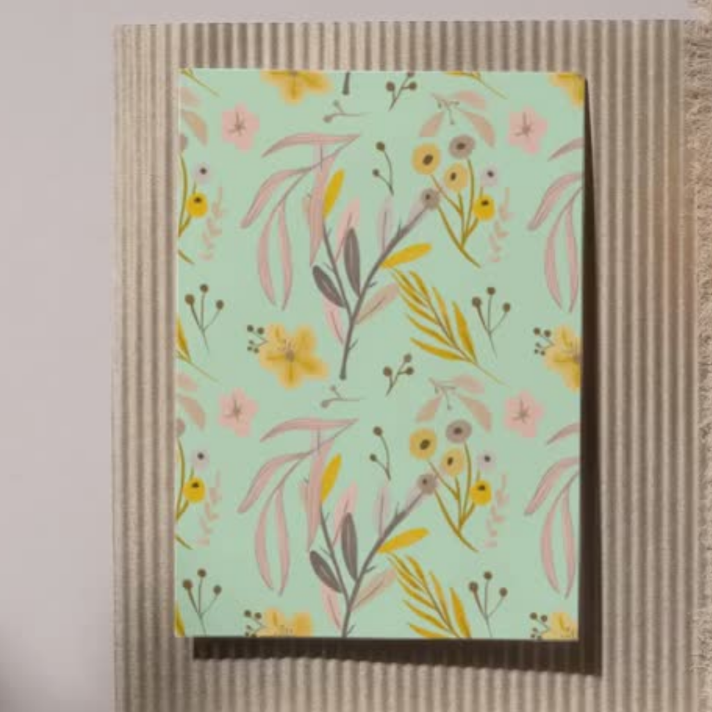 Sunshine Yellow Botanical Meadow Seamless Pattern Bundle 10 Colourways Commercial Use - Floral Digital Paper POD Etsy Modern Home Boho Stationery Scandi Meadow Fabric