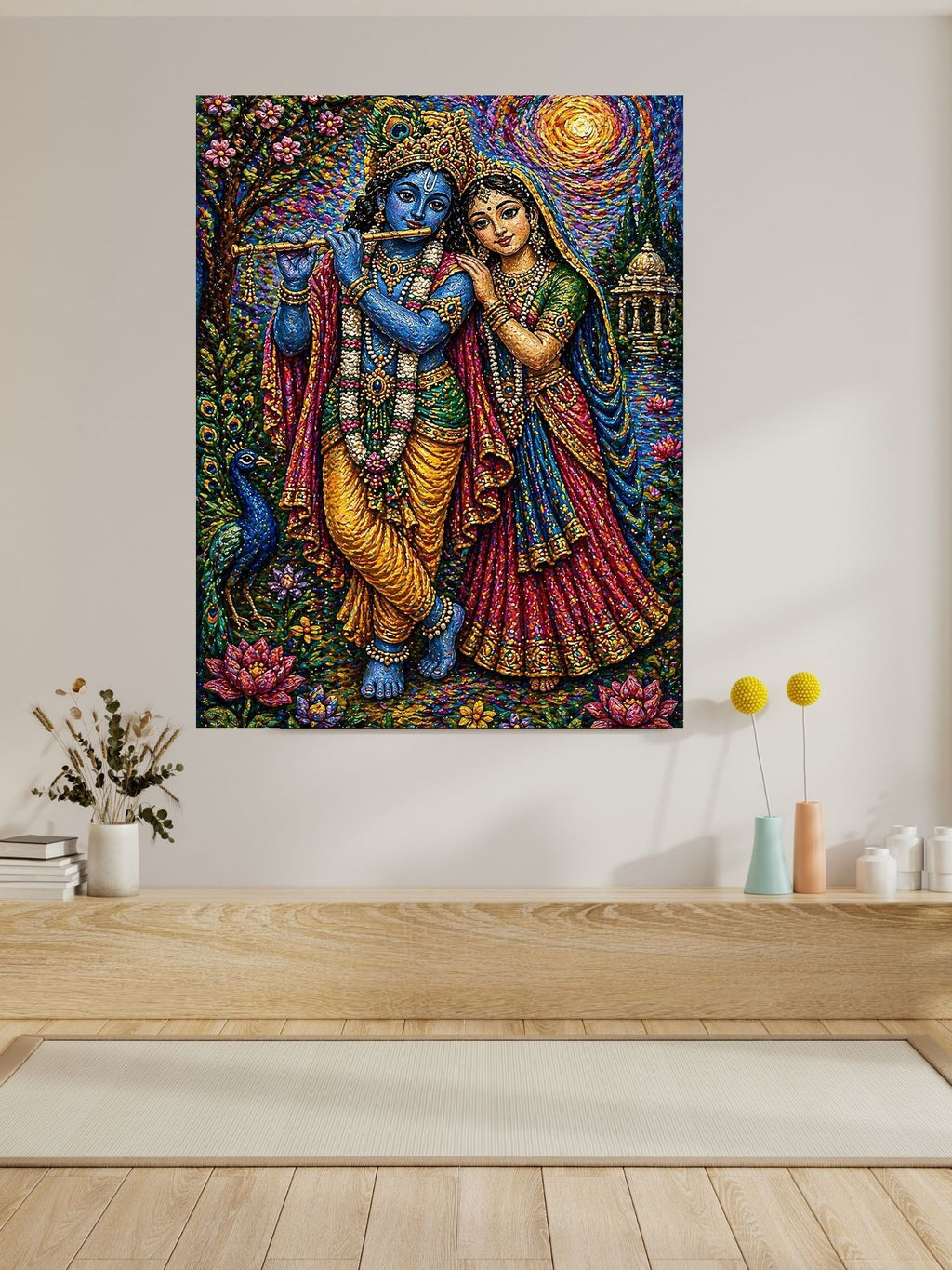 Commercial Use Lord Krishna Wall Art Bundle | Hindu Printable Decor | Commercial Use License Included | Spiritual Home Decor | Pooja Room Prints | Digital Download|sp51c