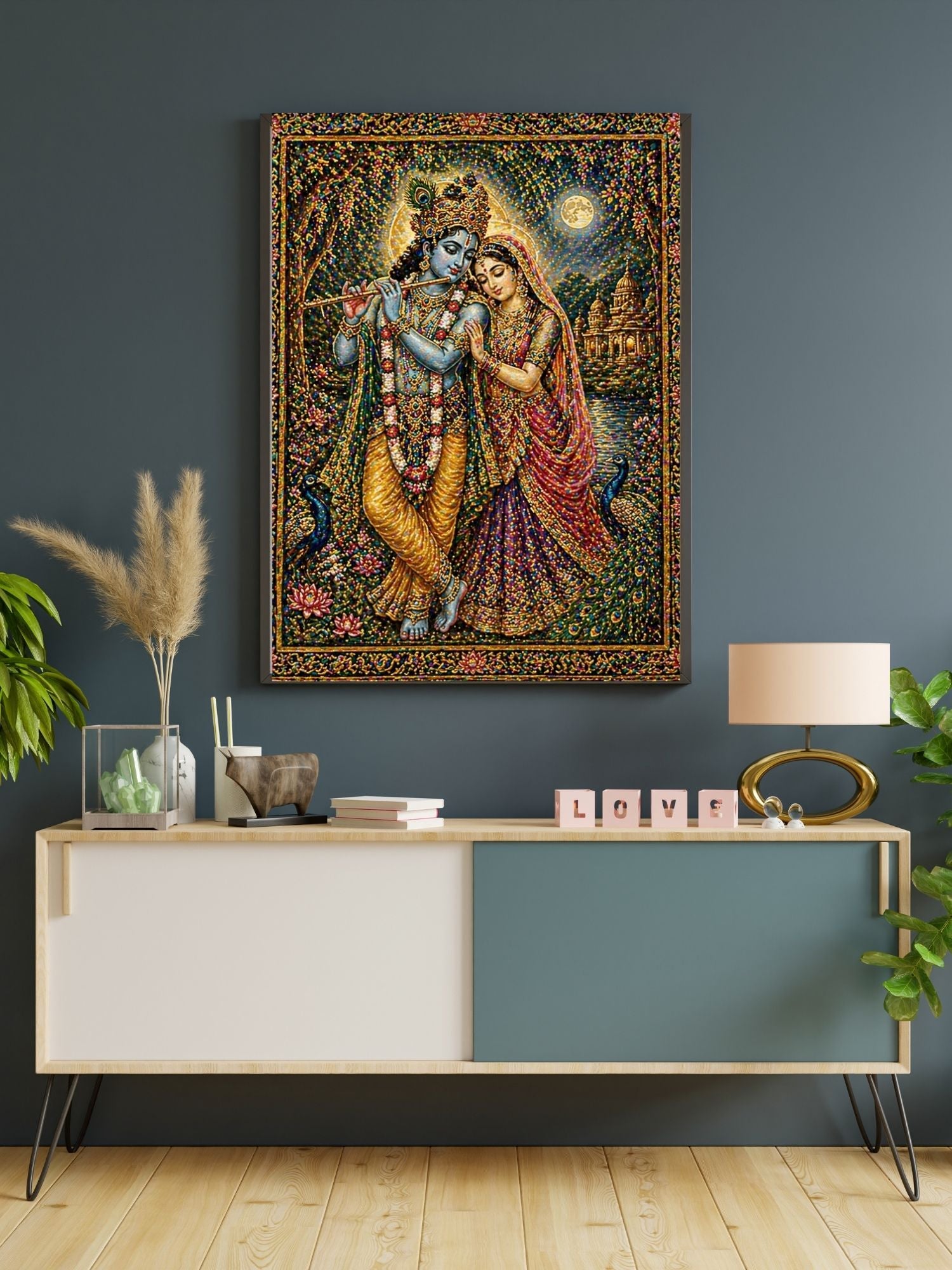 Commercial Use Lord Krishna Wall Art Bundle | Hindu Printable Decor | Commercial Use License Included | Spiritual Home Decor | Pooja Room Prints | Digital Download|sp76c