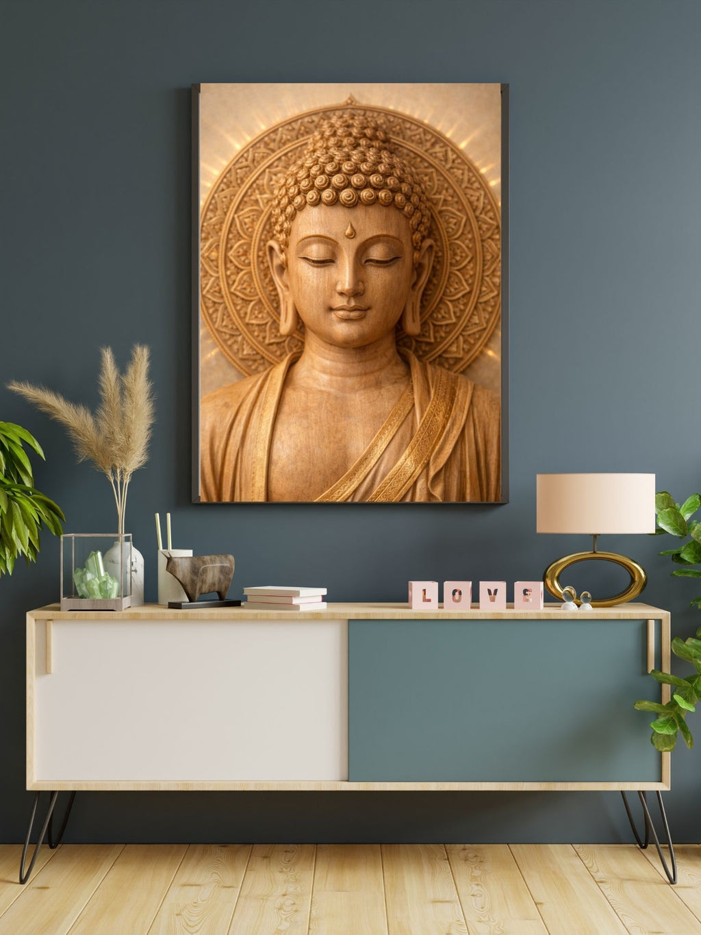 Commercial Use Lord Buddha Wall Art Printable | Zen Meditation Decor | Buddhist Wall Hanging | Spiritual Home Decor | Mindfulness Artwork | Instant Download|sp92c
