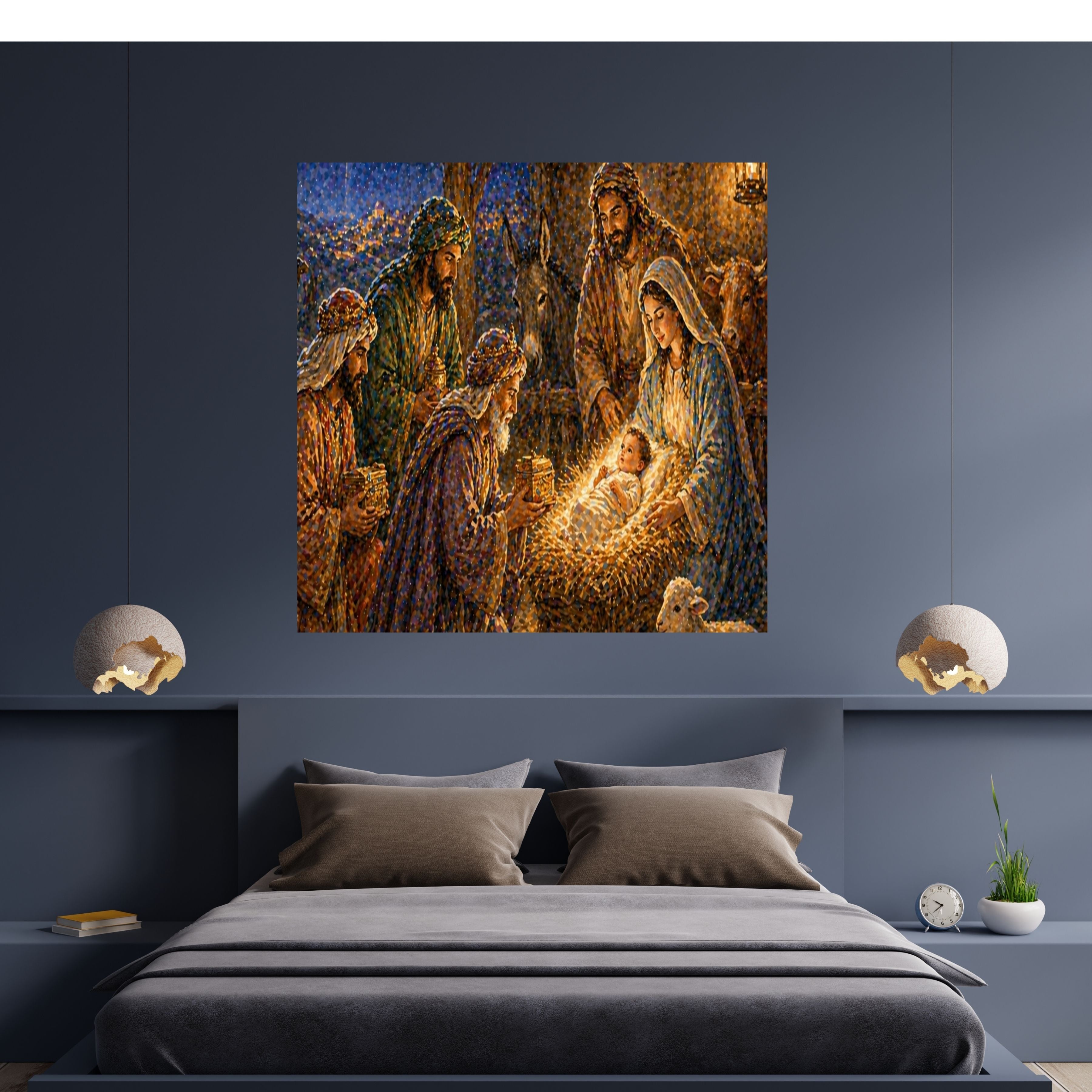 Commercial Use Jesus Wall Art Printable Set, Christian Nursery Decor Bundle, Bible Story Illustrations, Resell License Included|sp15c