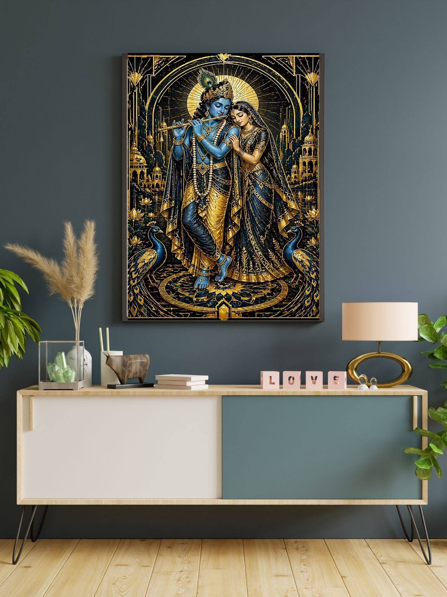 Commercial Use Lord Krishna Wall Art Bundle | Hindu Printable Decor | Commercial Use License Included | Spiritual Home Decor | Pooja Room Prints | Digital Download|sp62c