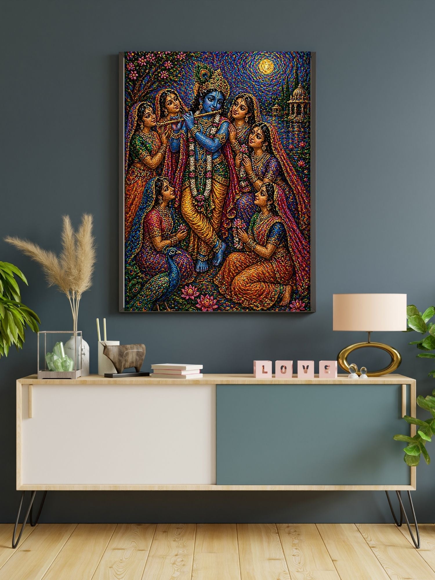 Commercial Use Lord Krishna Wall Art Bundle | Hindu Printable Decor | Commercial Use License Included | Spiritual Home Decor | Pooja Room Prints | Digital Download|sp54c