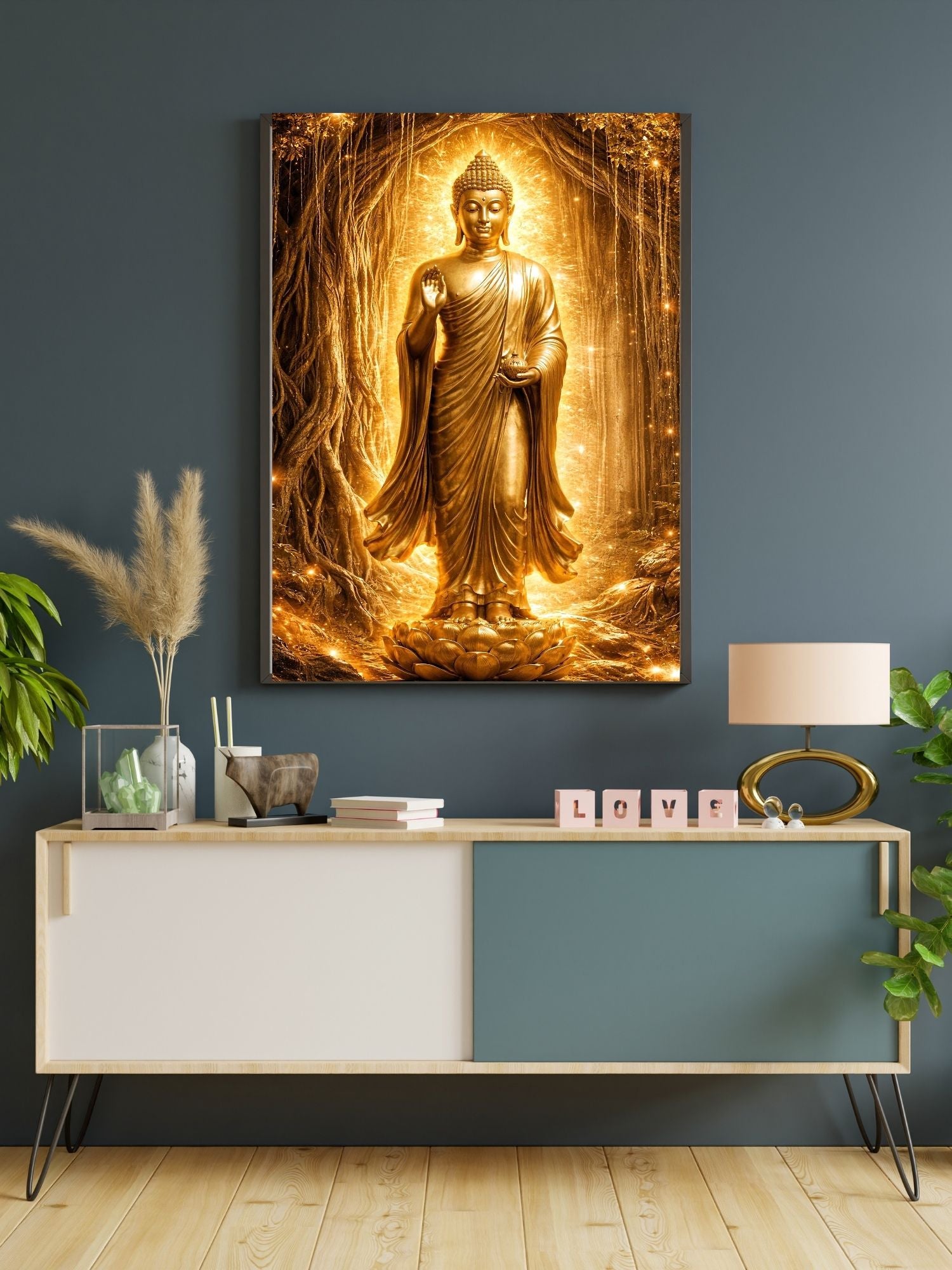 Commercial Use Lord Buddha Wall Art Printable | Zen Meditation Decor | Buddhist Wall Hanging | Spiritual Home Decor | Mindfulness Artwork | Instant Download|sp79c