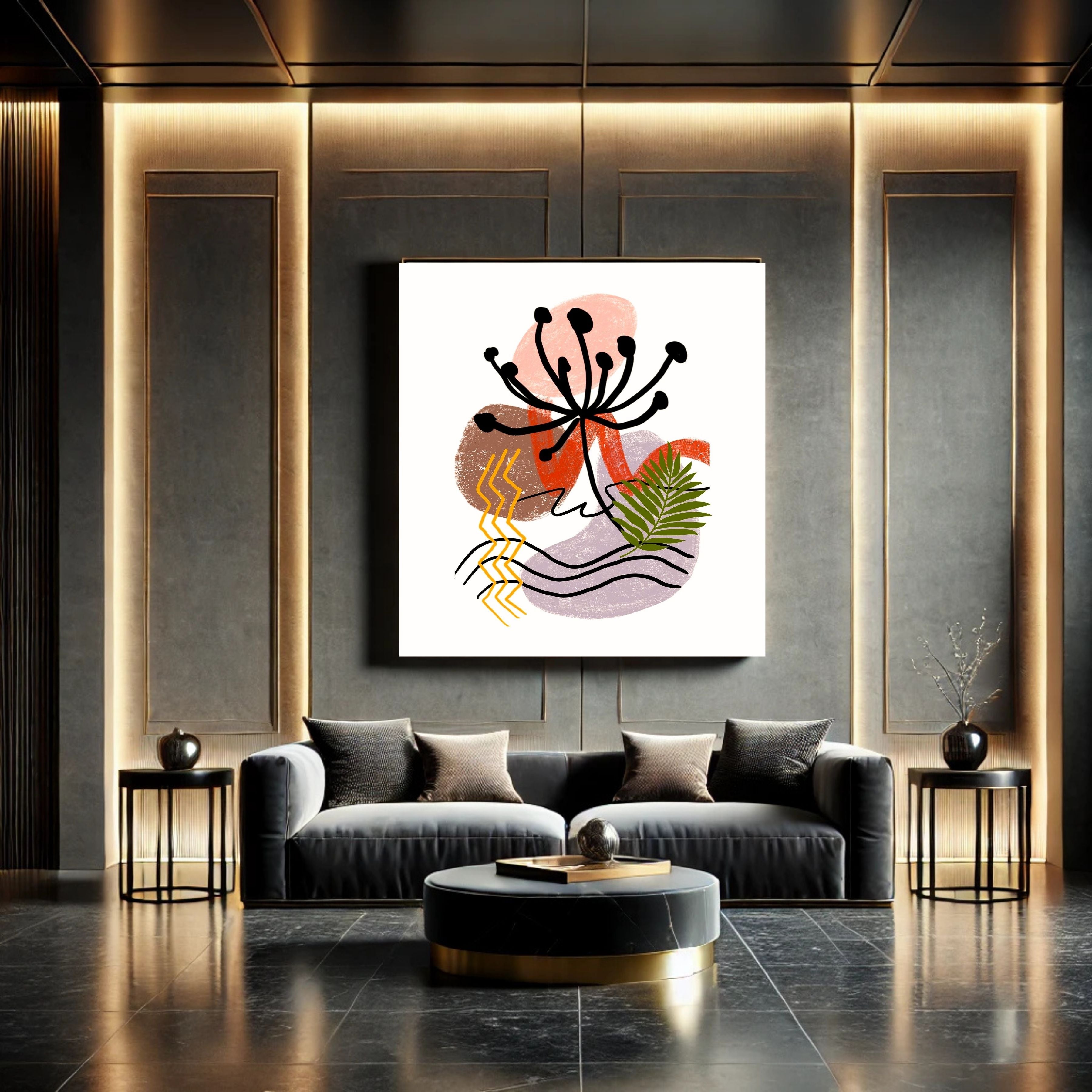Modern Neutral Wall Art Printable | Luxury Minimalist Decor |modern wall decor| Printable Gallery Wall Set | Scandinavian Home Aesthetic|m43