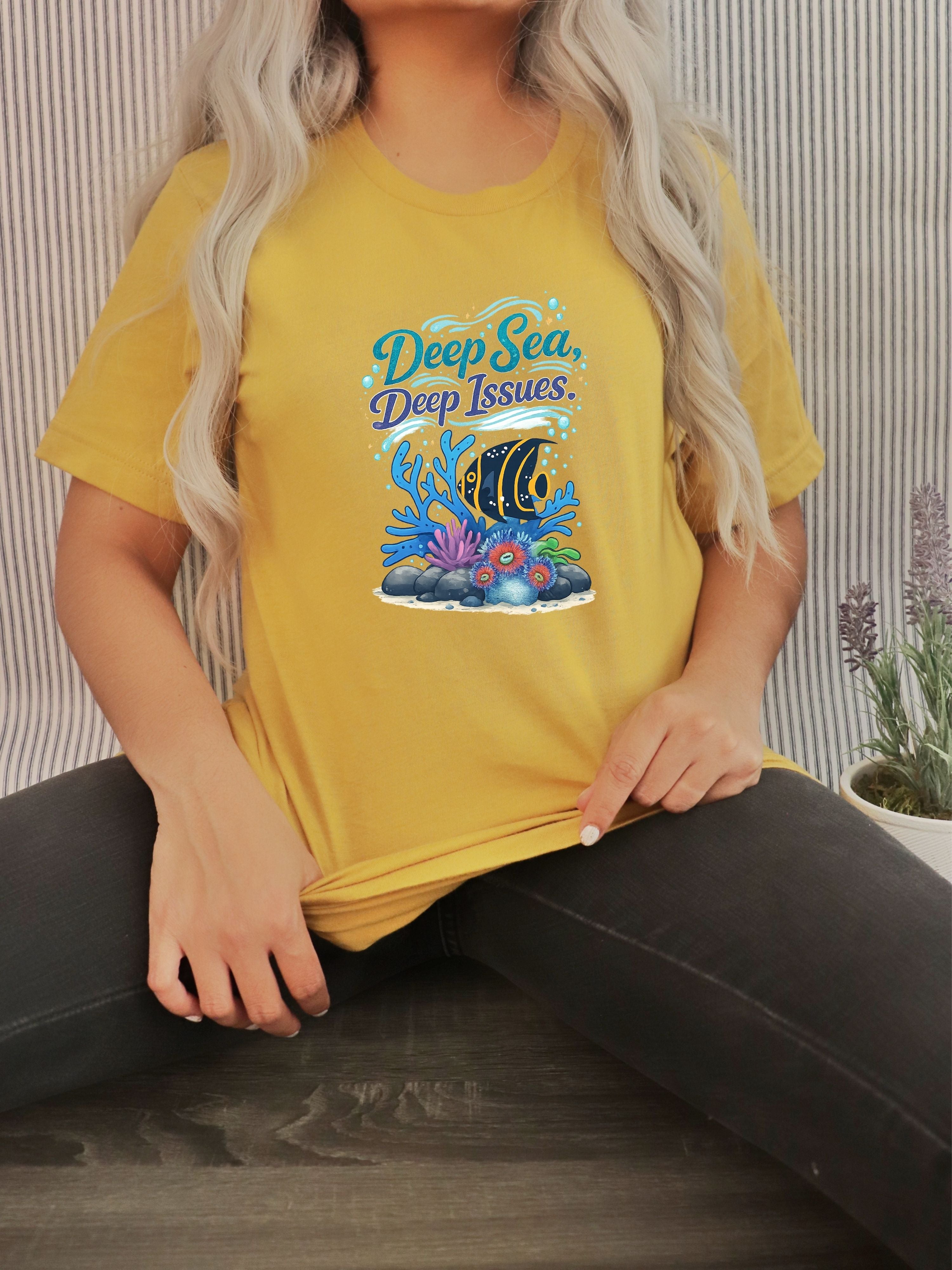 Under The Sea PNG, Ocean T-Shirt Design, Sea Life Graphic, Beach Lover Gift, Marine Life PNG, Coastal Aesthetic, Print On Demand Design, Digital Download|gr30-12