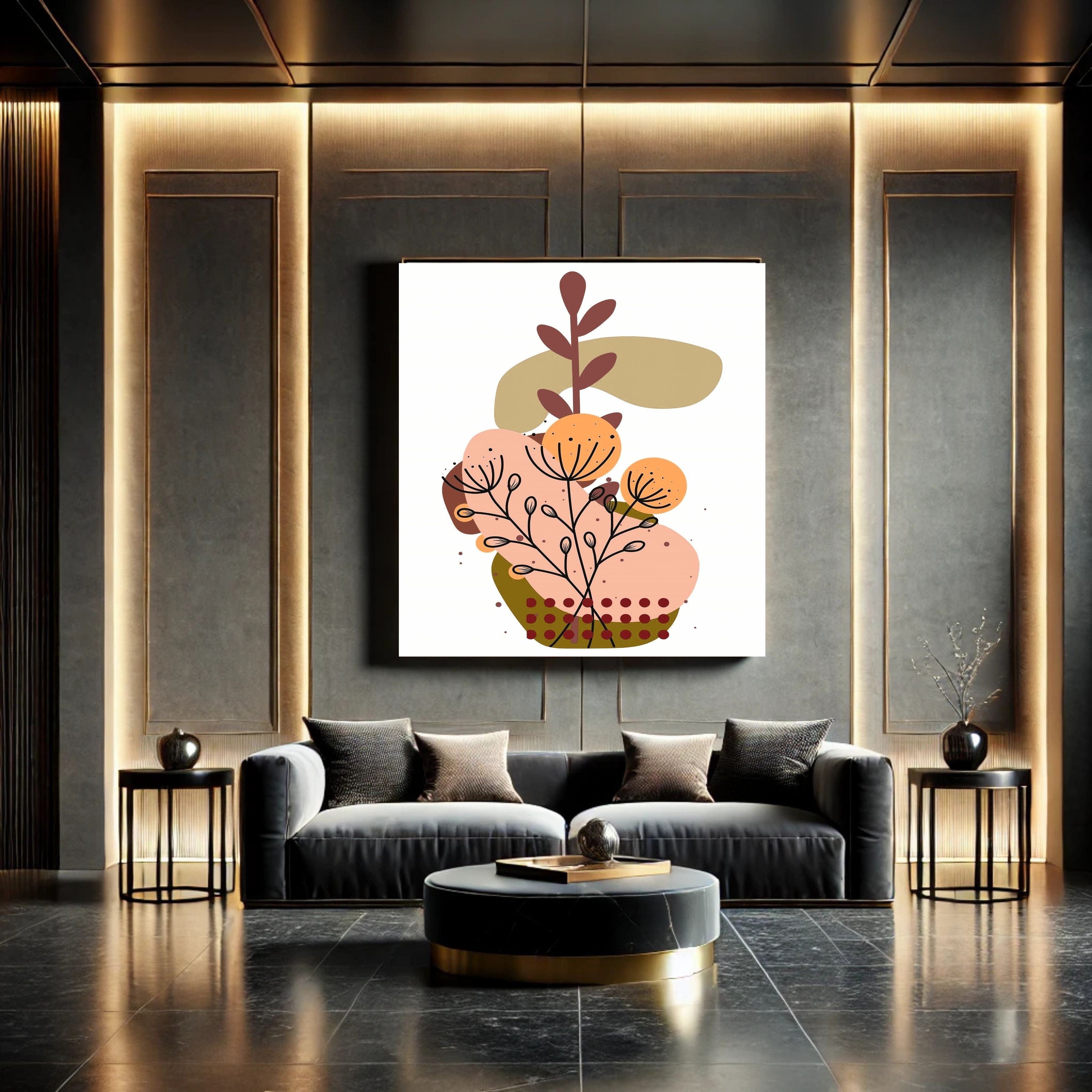Commercial use Modern Wall Art Printable, Minimalist Wall Decor, Abstract modern Art Print, Neutral Aesthetic Wall Hanging, Living Room Bedroom Decor, Gallery Wall Art, Instant Download|m52c