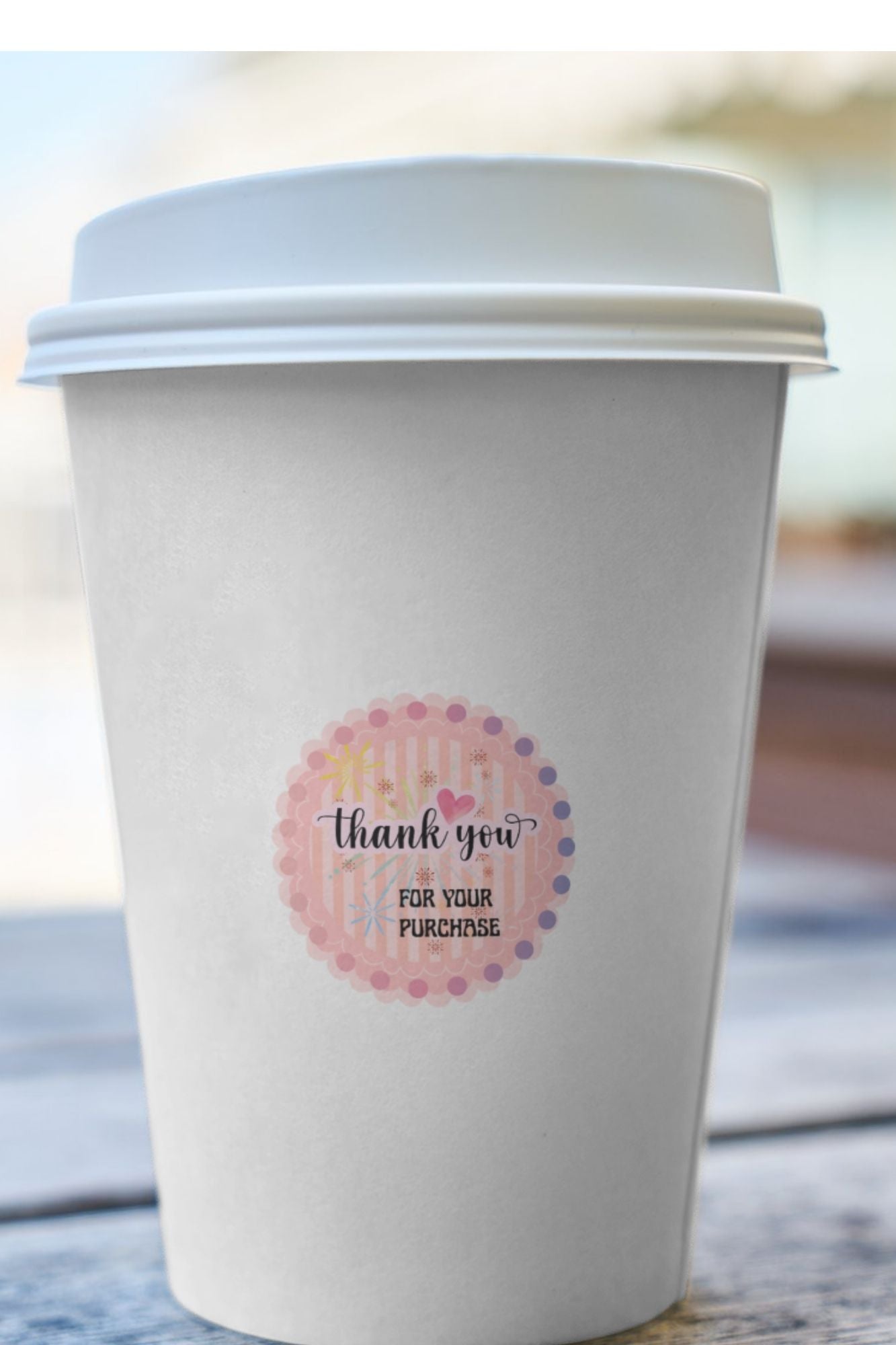 Printable Round Sticker Bundle | Thank You Stickers for Small Business | PNG + PDF Files | 1”, 1.5”, 2”, 2.5”, 3” Labels |Thank You Sticker Bundle|st4