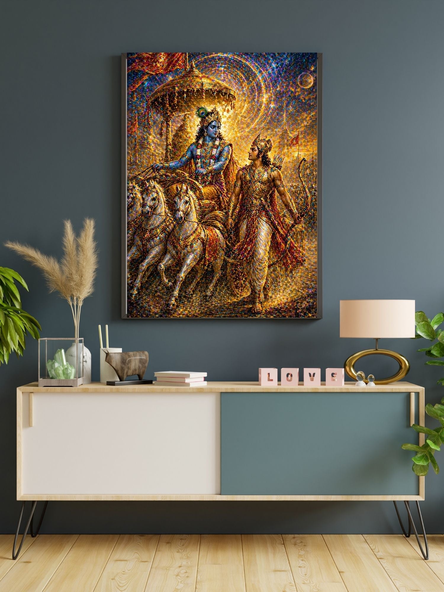 Lord Krishna Wall Art Printable, Krishna Digital Download, Hindu Wall Decor, Spiritual Home Decor, Pooja Room Art, Krishna Poster, Temple Artwork|sp73