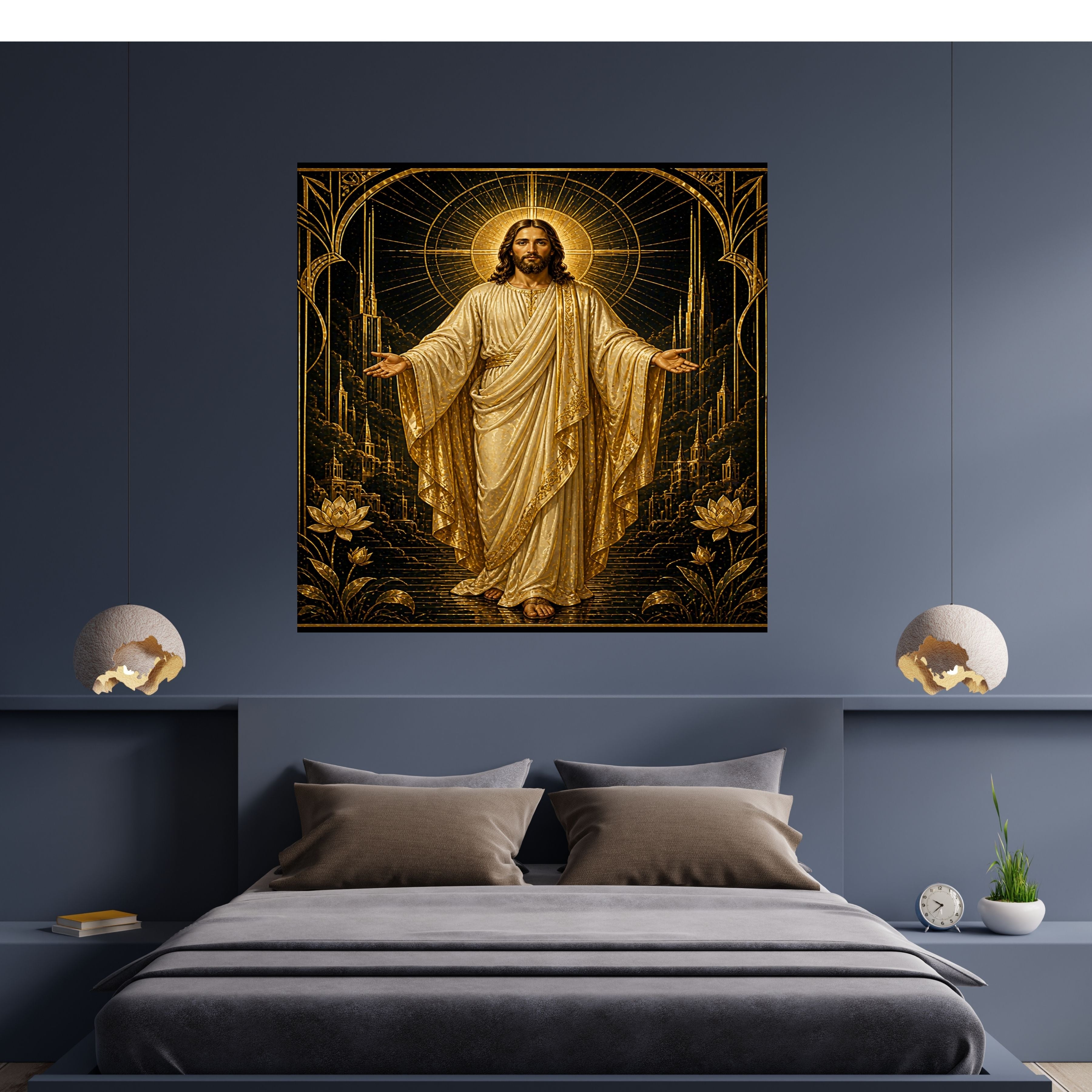 Commercial Use Jesus Wall Art Printable Set, Christian Nursery Decor Bundle, Bible Story Illustrations, Resell License Included|sp38c