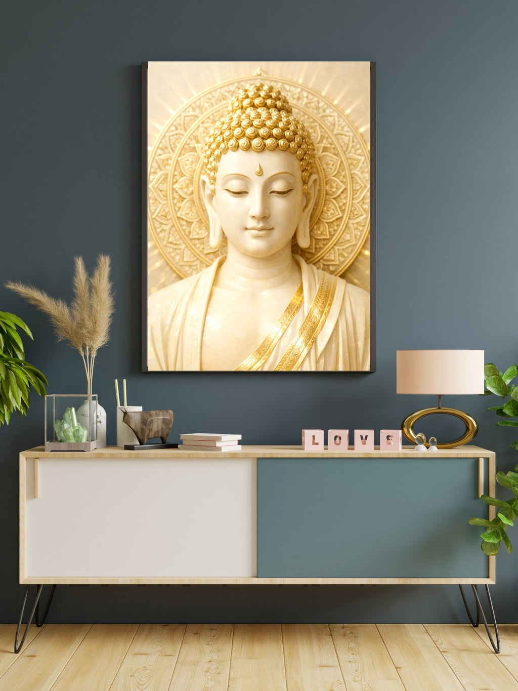 Commercial Use Lord Buddha Wall Art Printable | Zen Meditation Decor | Buddhist Wall Hanging | Spiritual Home Decor | Mindfulness Artwork | Instant Download|sp88c
