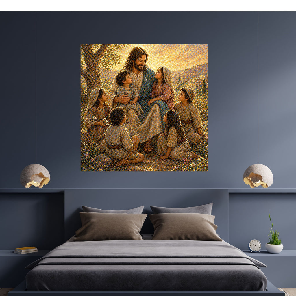Jesus Wall Art Printable Set, Christian Nursery Decor, Bible Story Prints, Jesus with Children, Good Shepherd, Baptism, Faith Gift|sp18