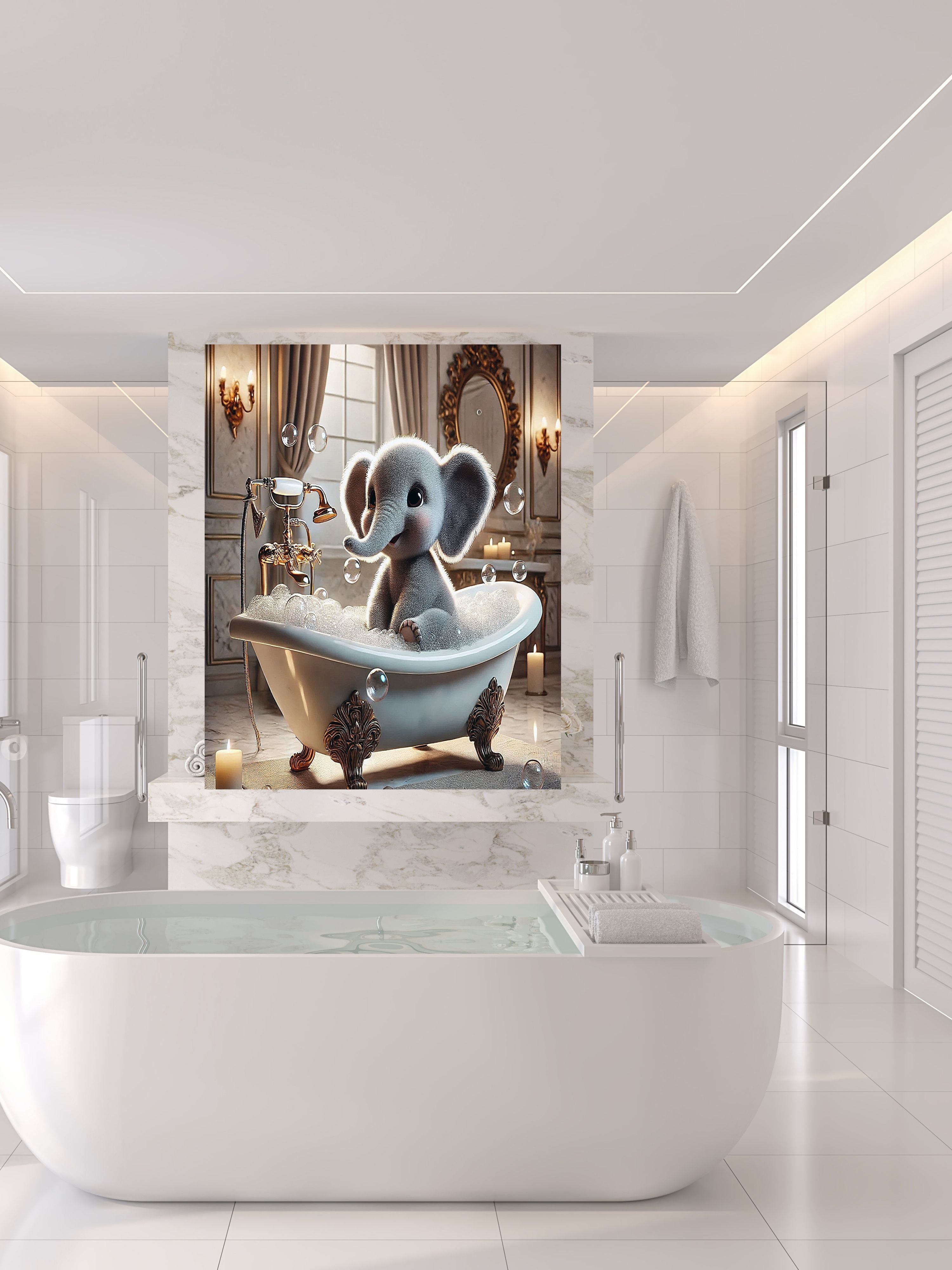 Commercial use Bathroom Wall Art Printable Bundle (Commercial Use) | 11+ Sizes Included | Bathroom Wall Hanging Decor | Modern Bathroom Posters | Commercial License Included | Instant Download|kwd43c